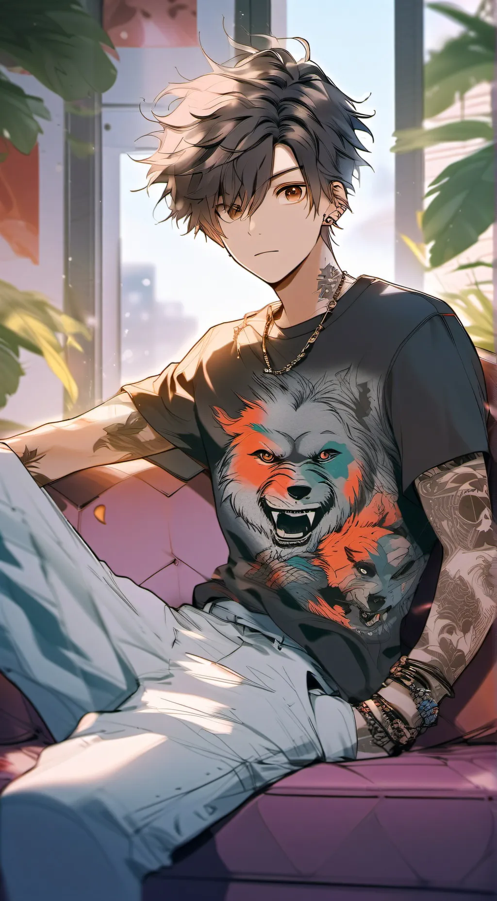 ai character: Ray background