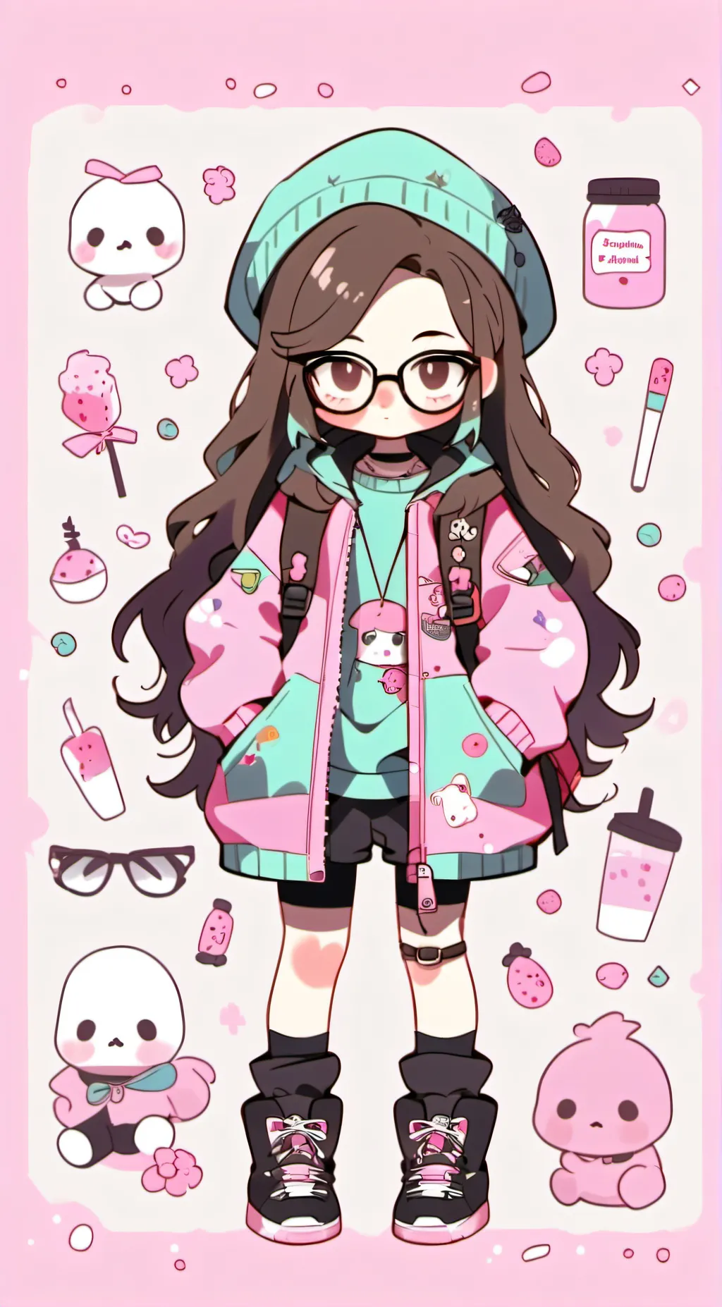 ai character: marie background