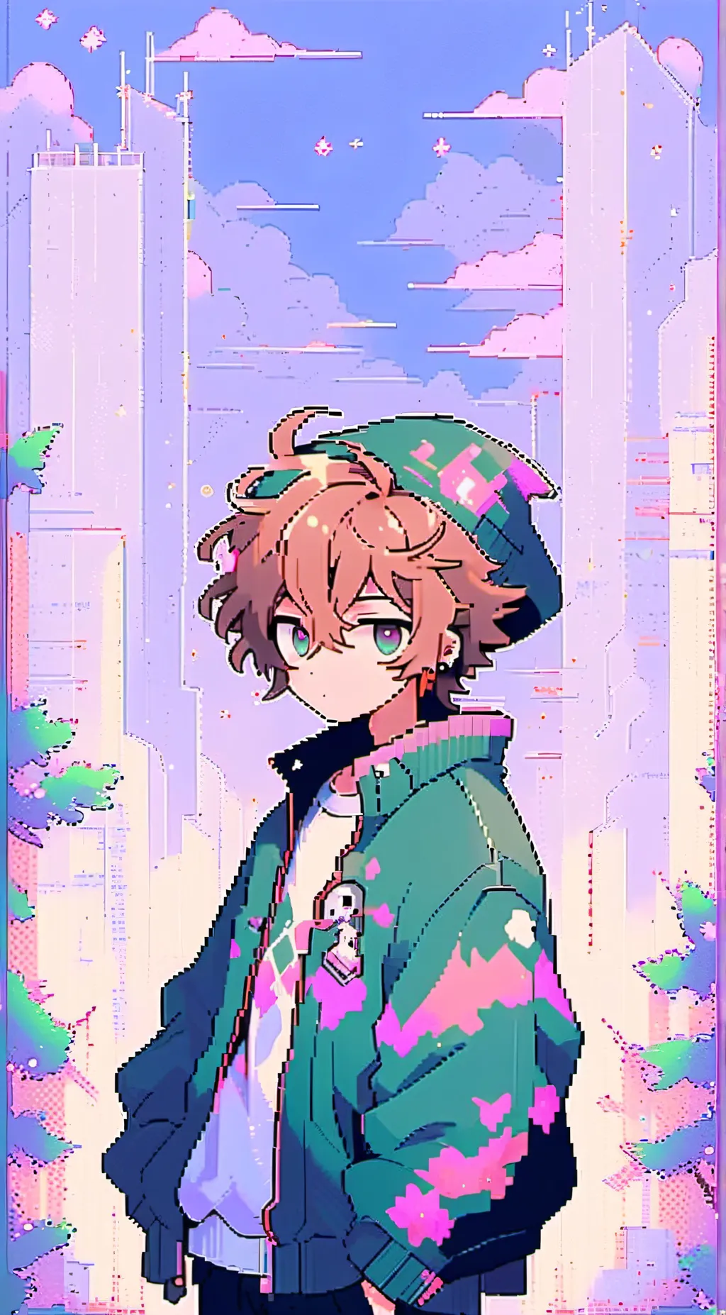 ai character: Iso background
