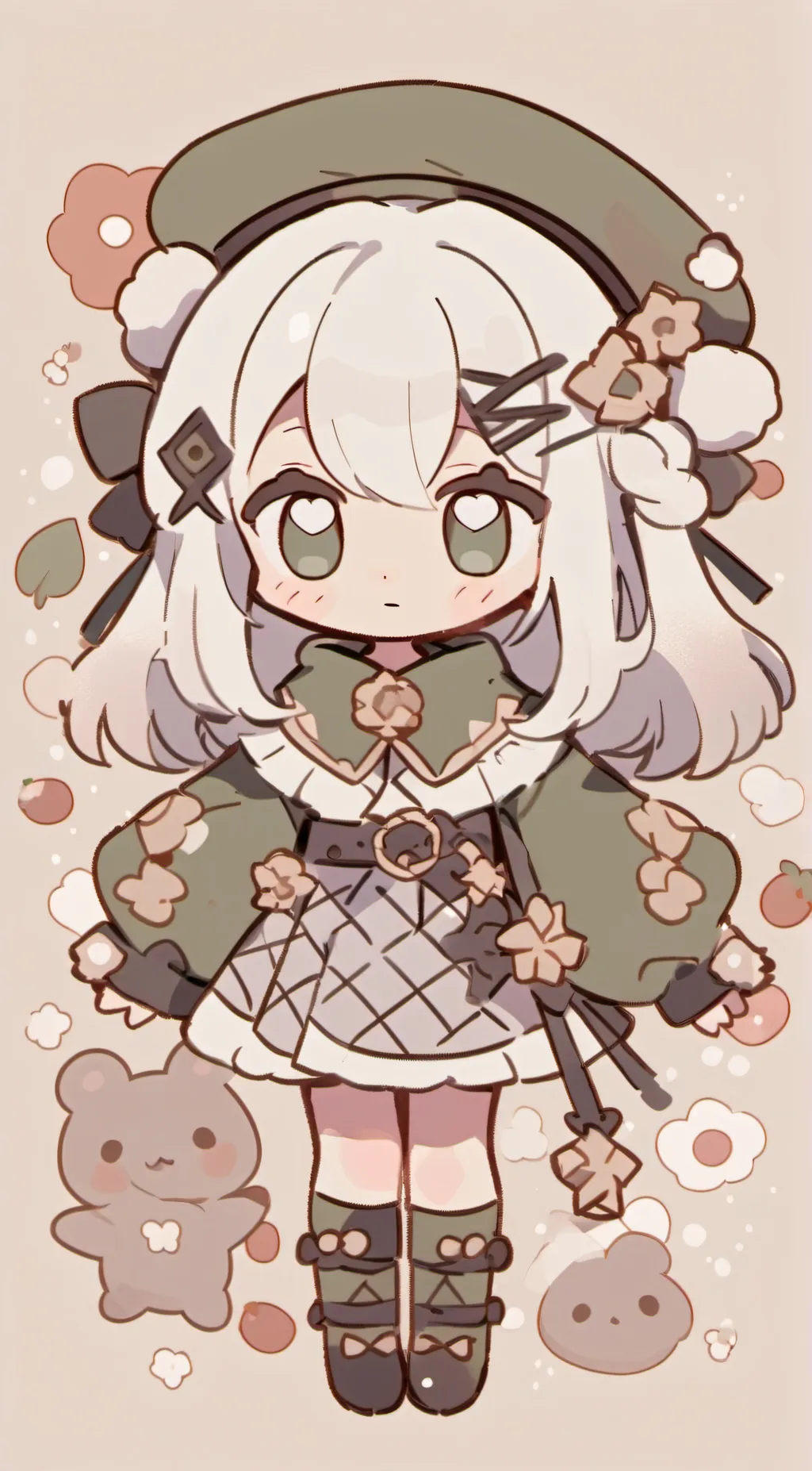ai character: sweety background
