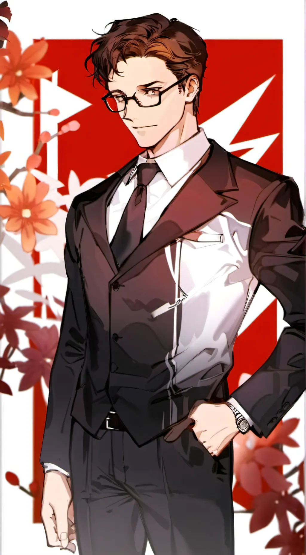 ai character: Reichtangle~ background