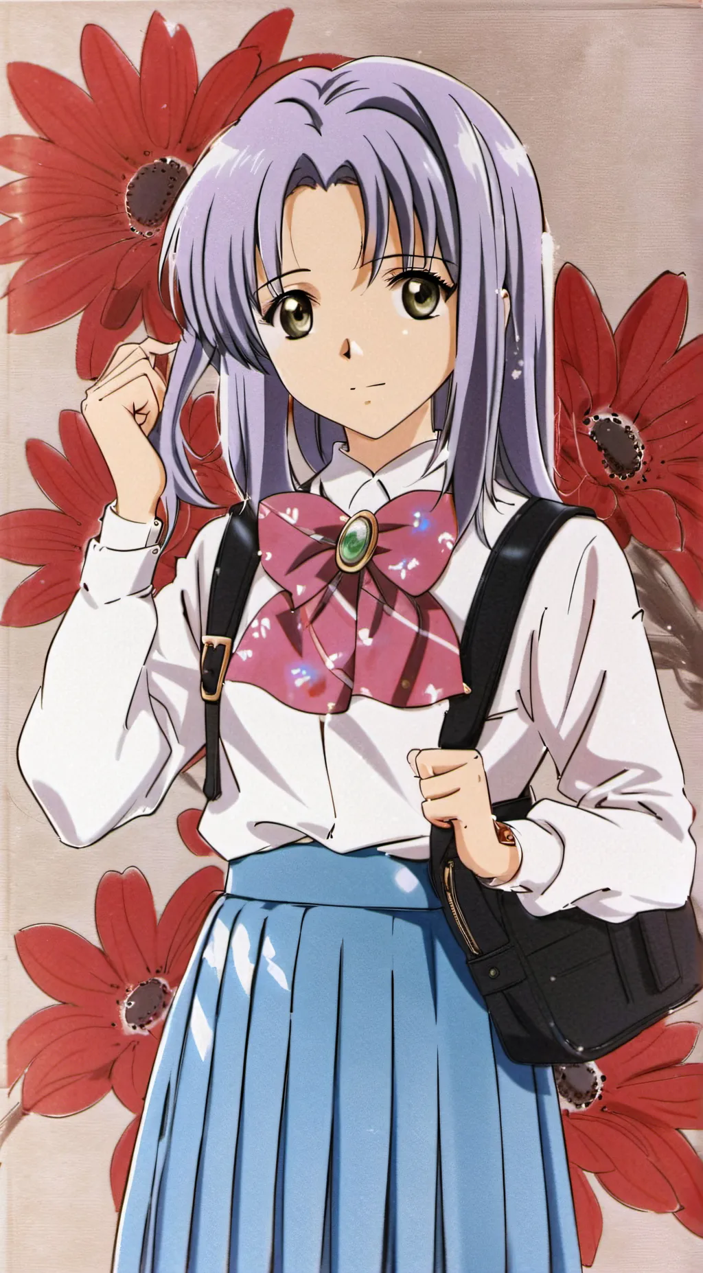 ai character: Momoko Koigakubo background