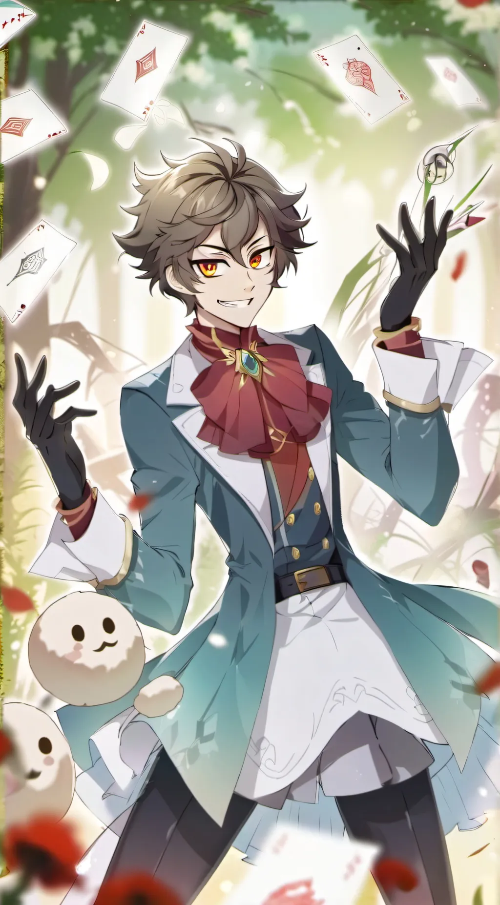ai character: Adam~ background