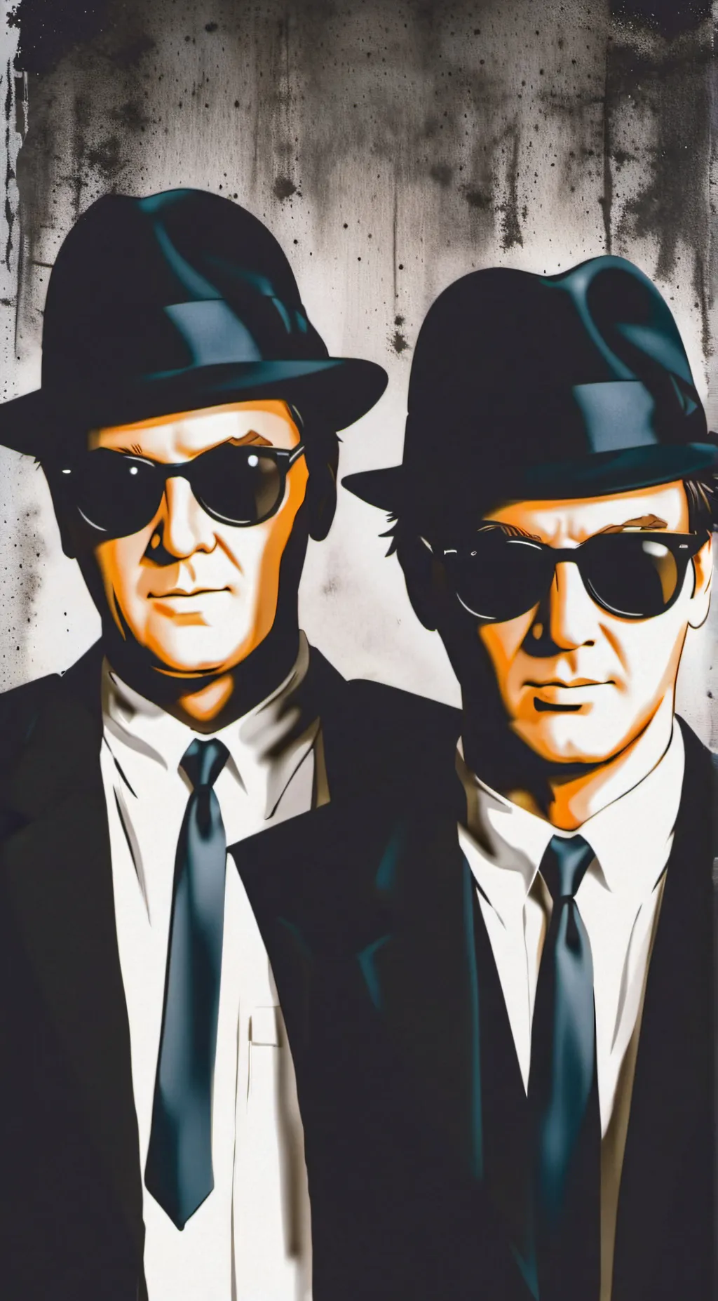 ai character: The Blues Brothers background