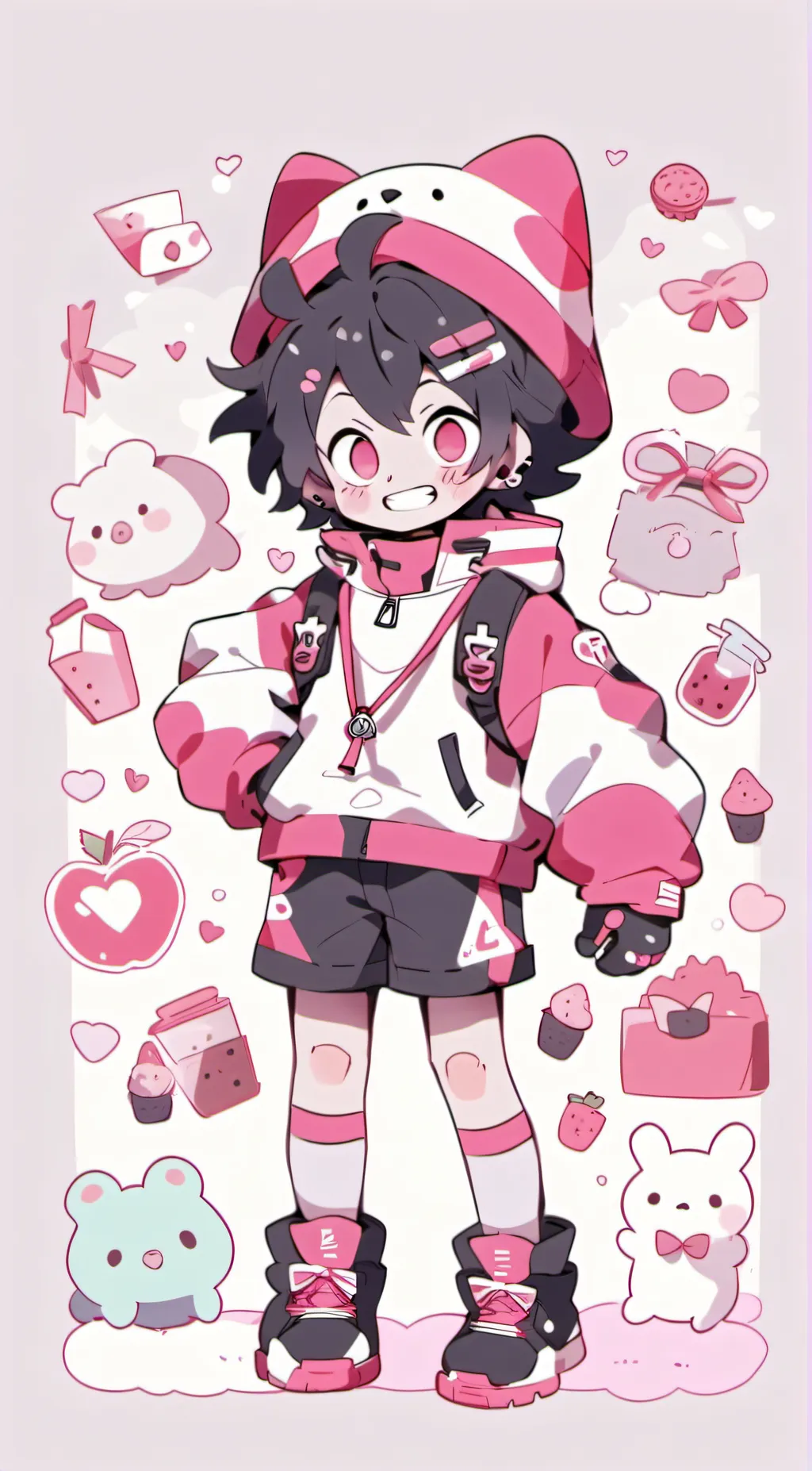 ai character: Loui background