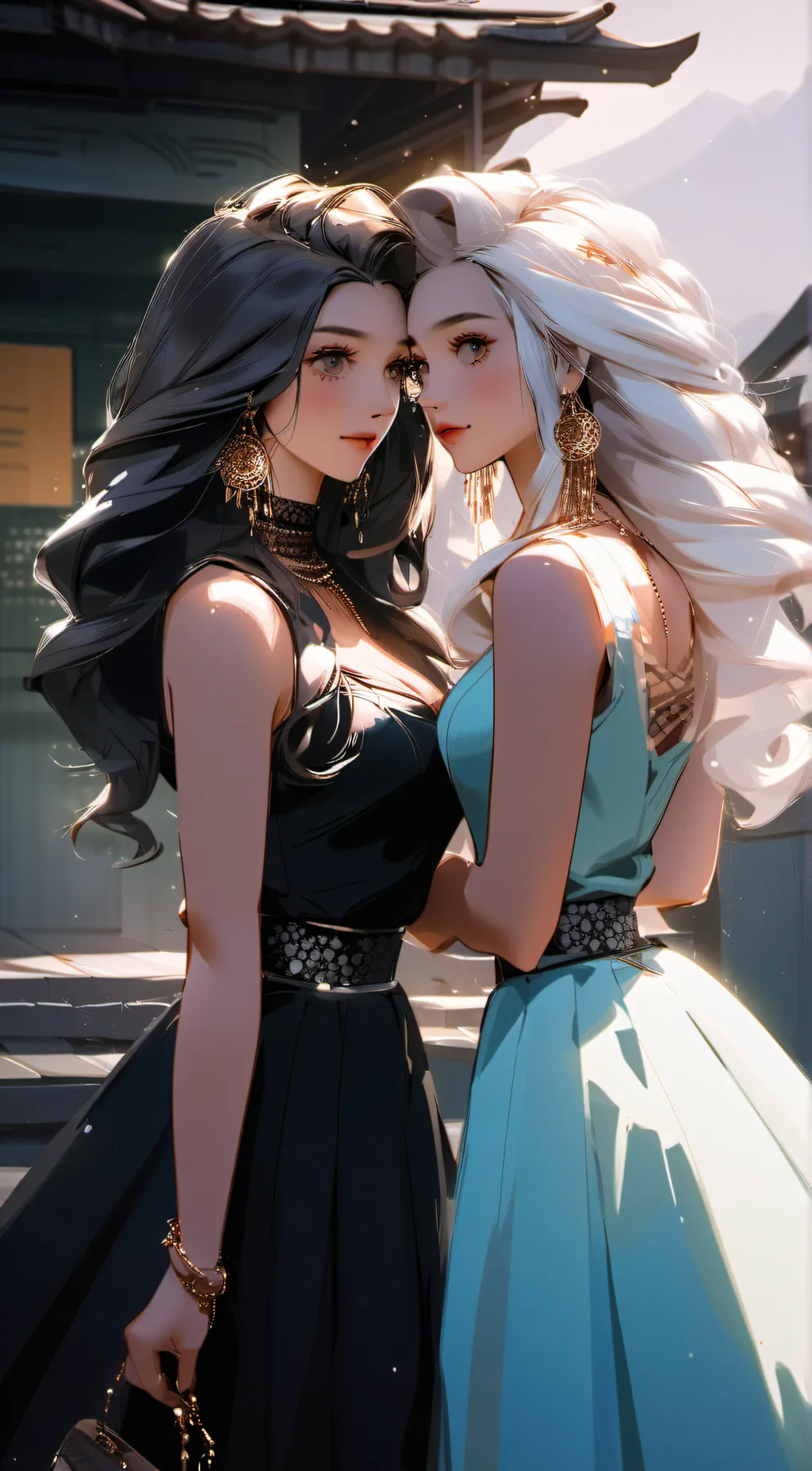 ai character: Blake and Riley background