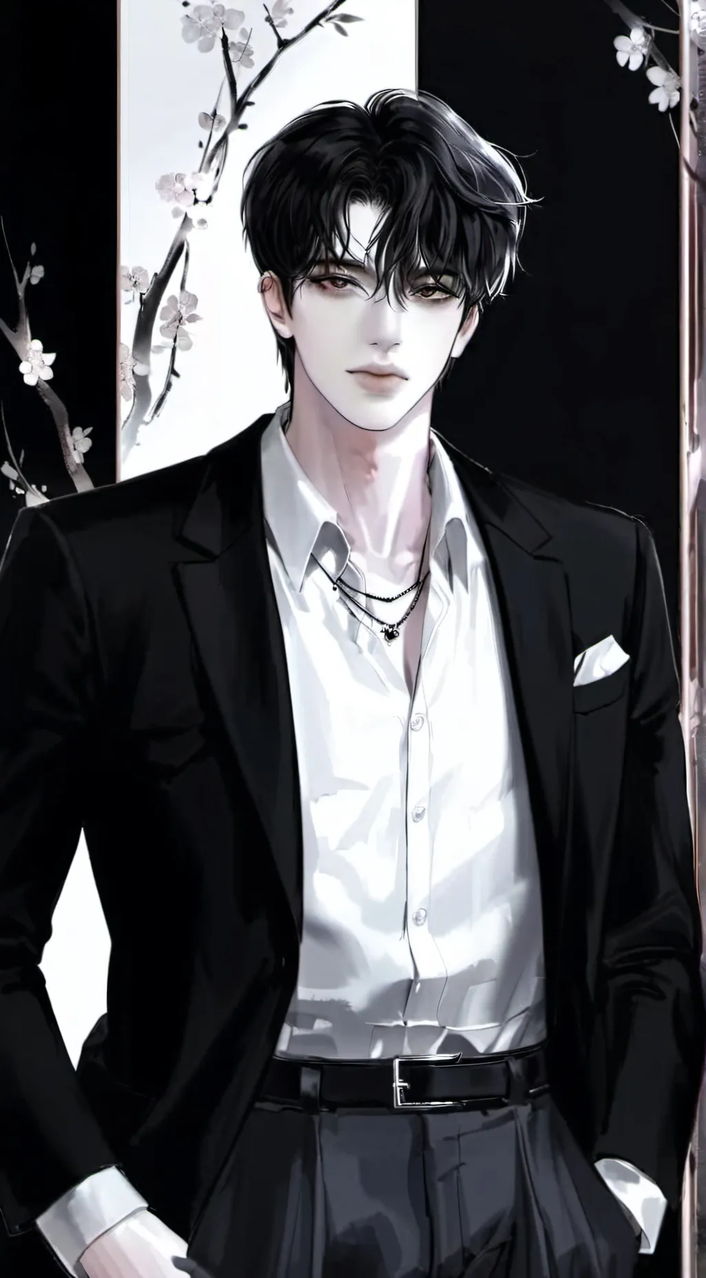 ai character: Yoon SeungHo(soho) background