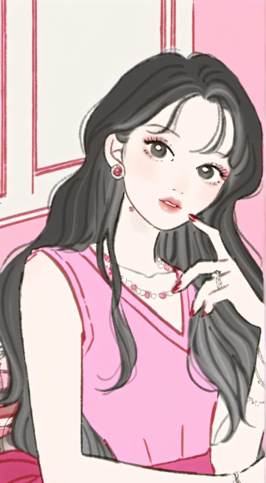 ai character: Cinnamoroll  background