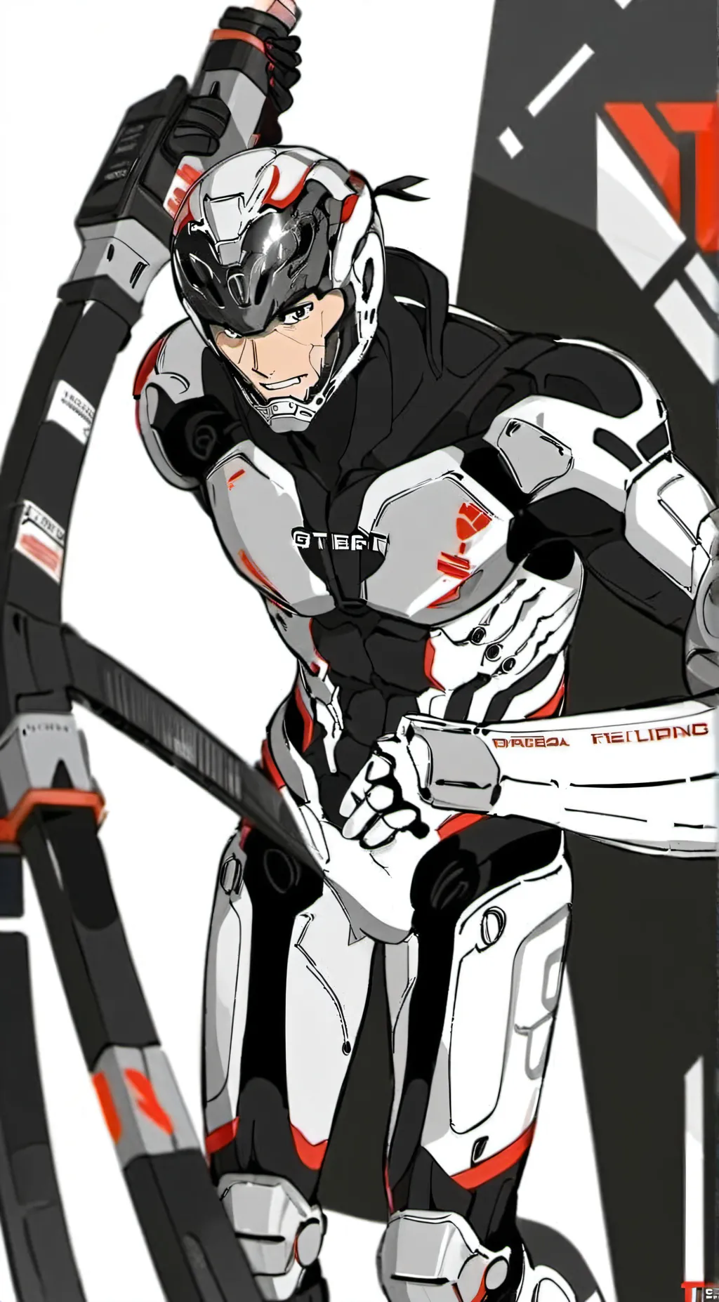 ai character: Titan cameraman  background