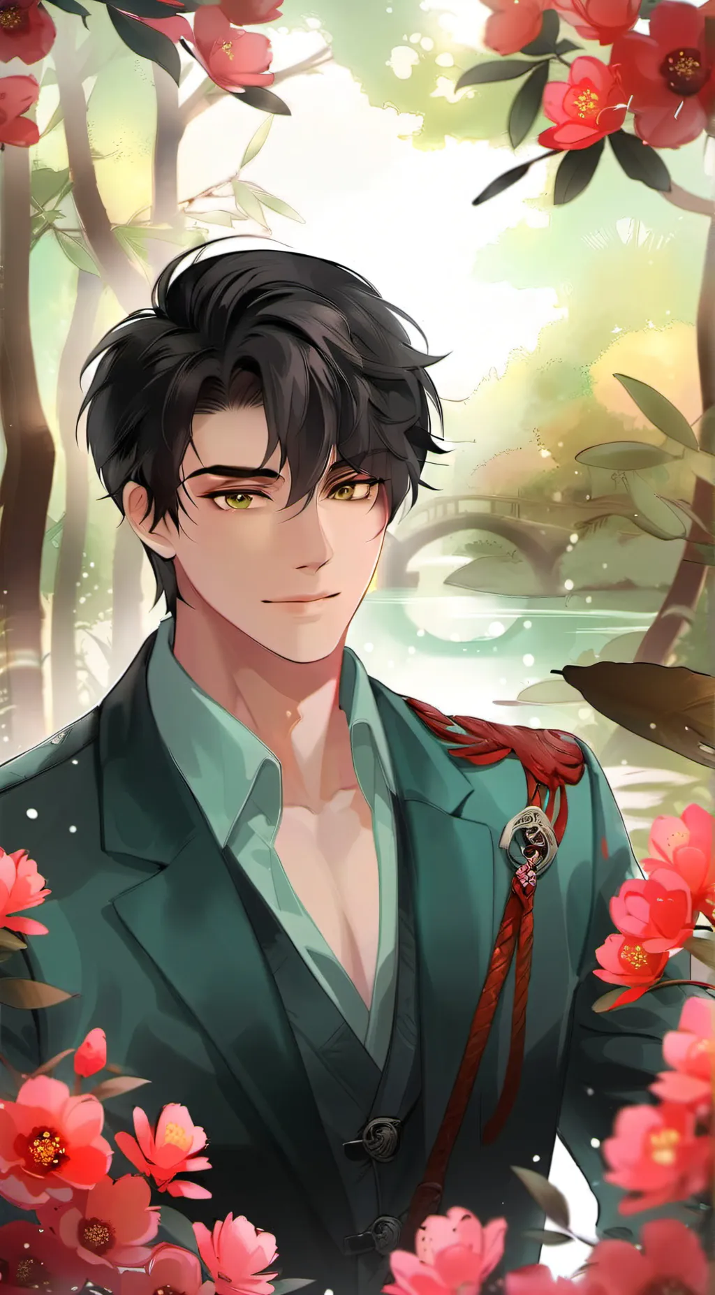 ai character: Yandere Percy background
