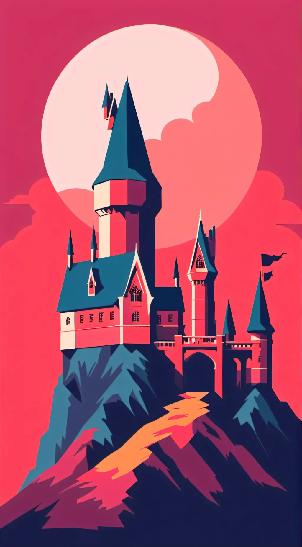 ai character: Hogwarts  background