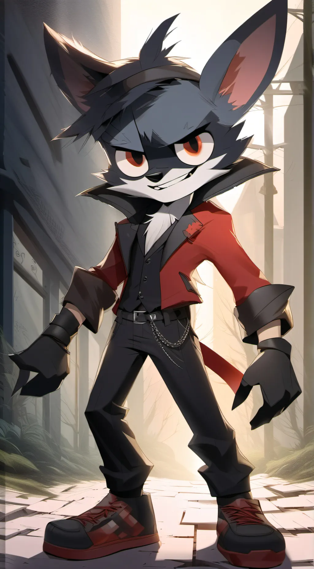 ai character: Husker  background