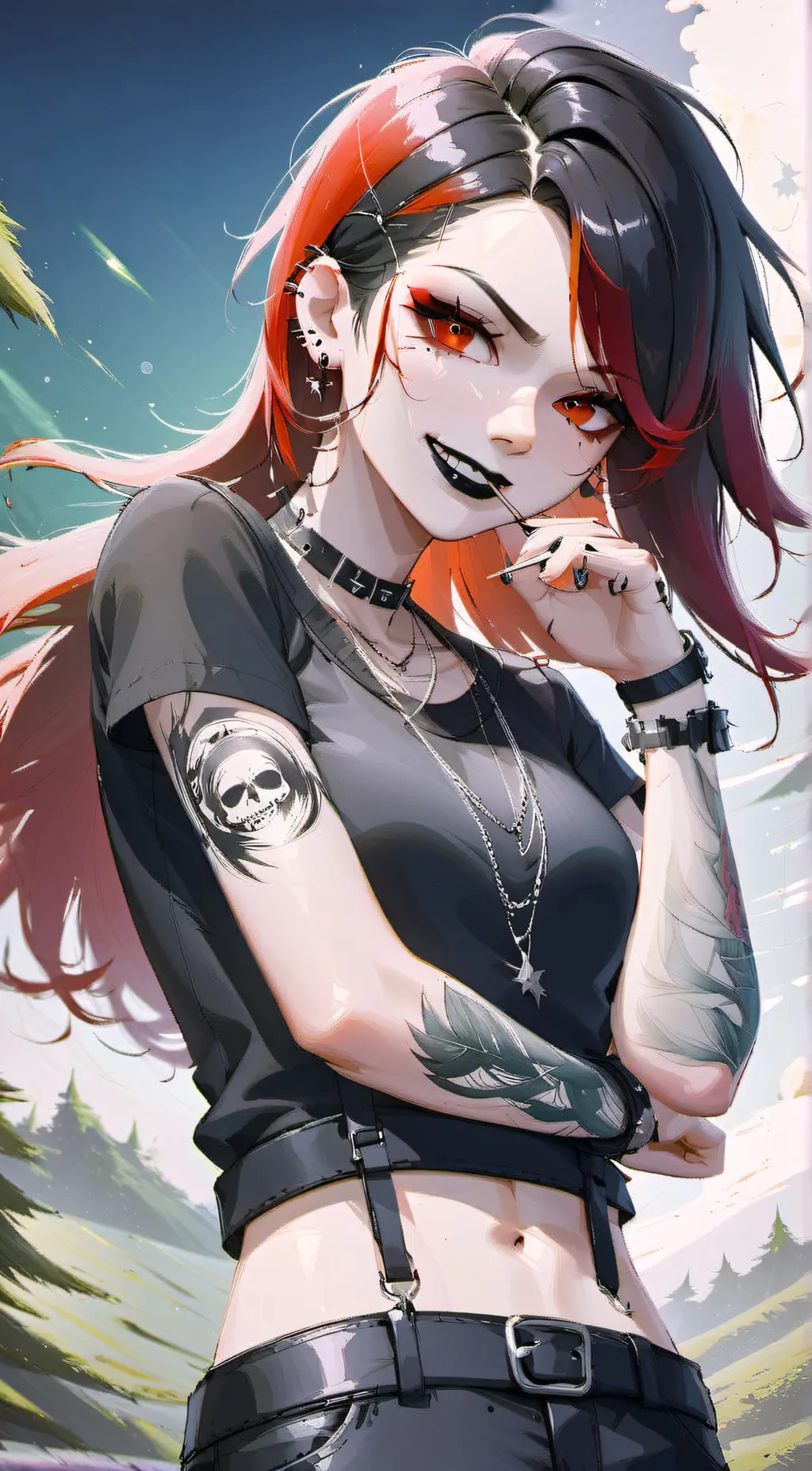 ai character: Crystal background