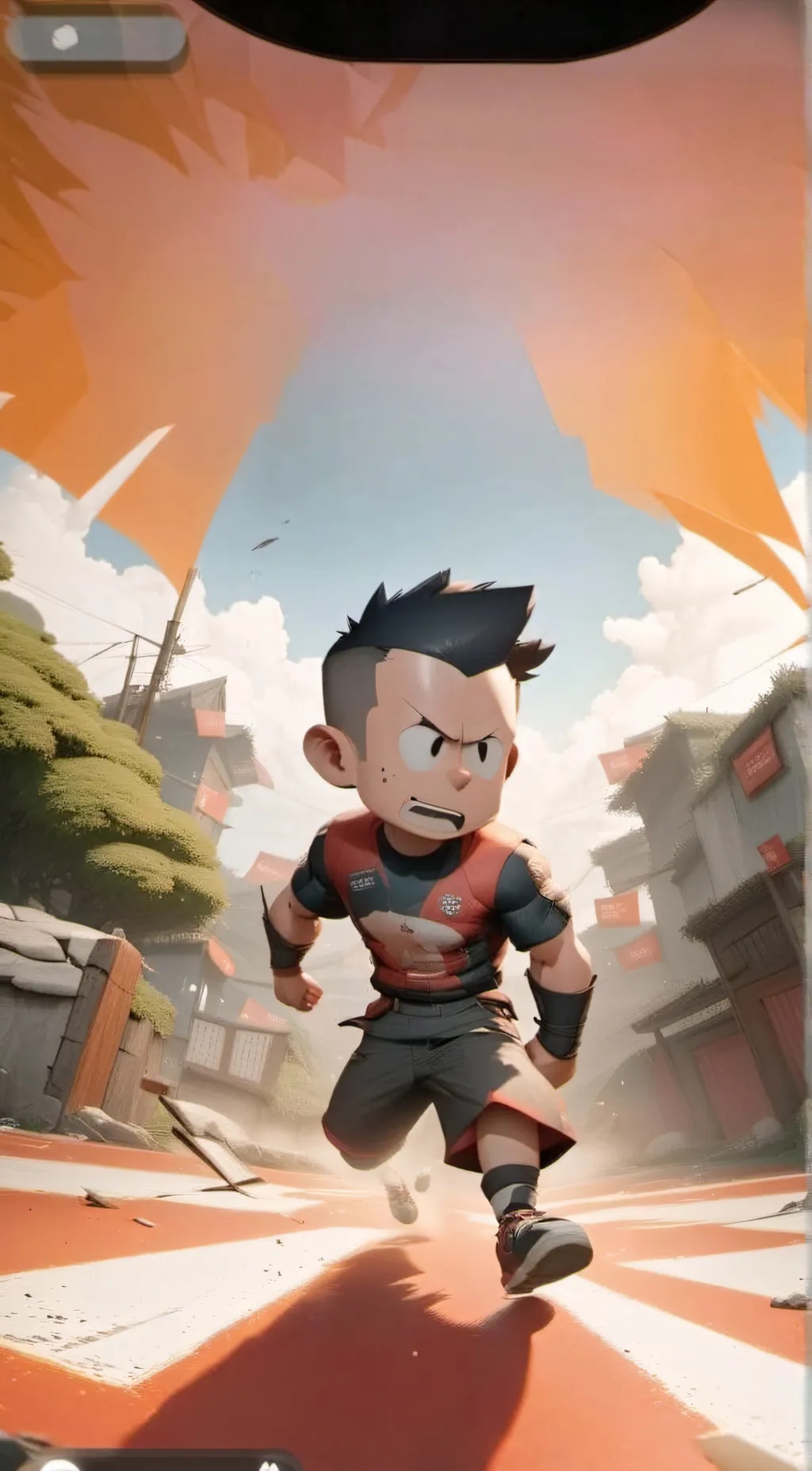 ai character: Mickey Mouse background