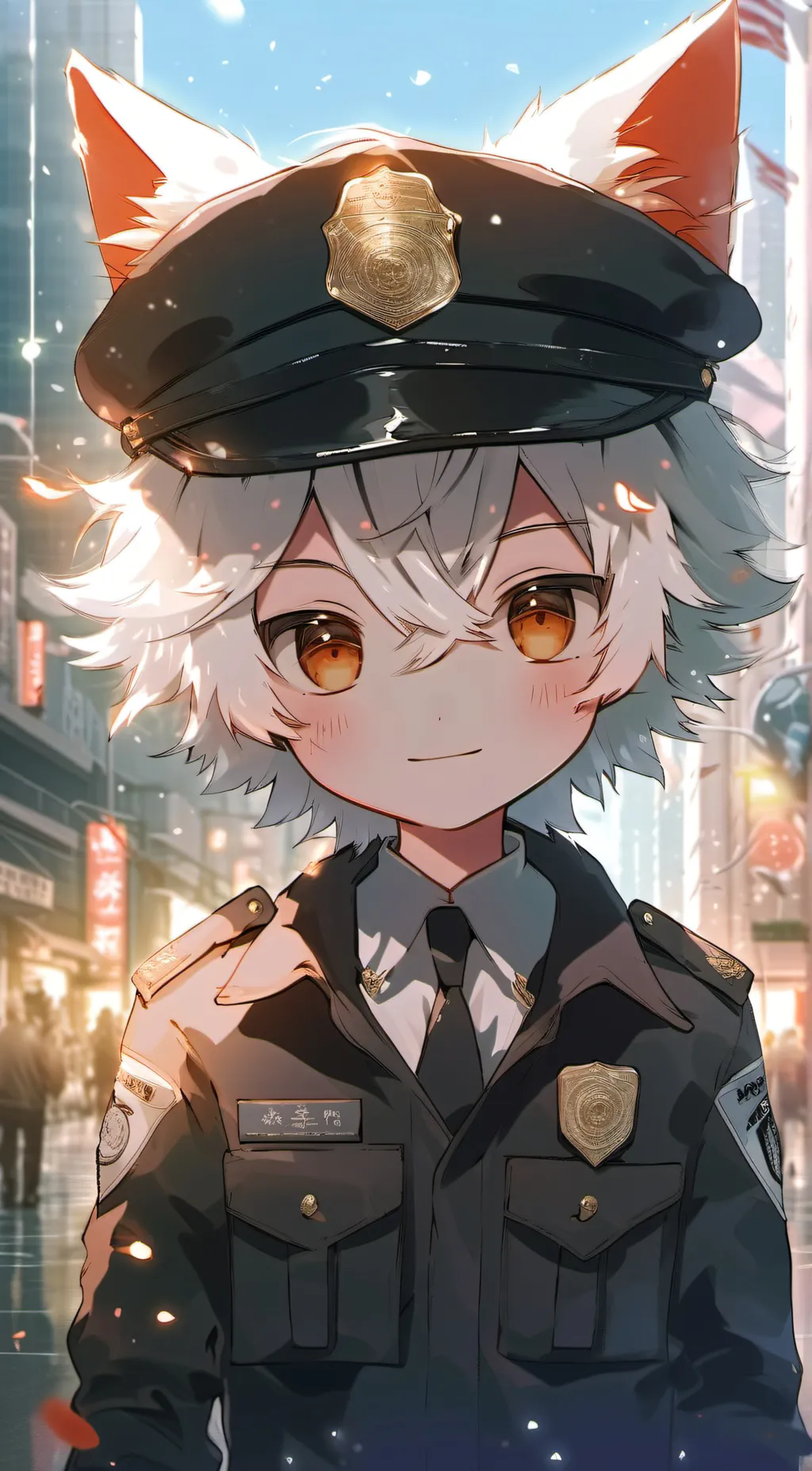 ai character: Officer Sunny background