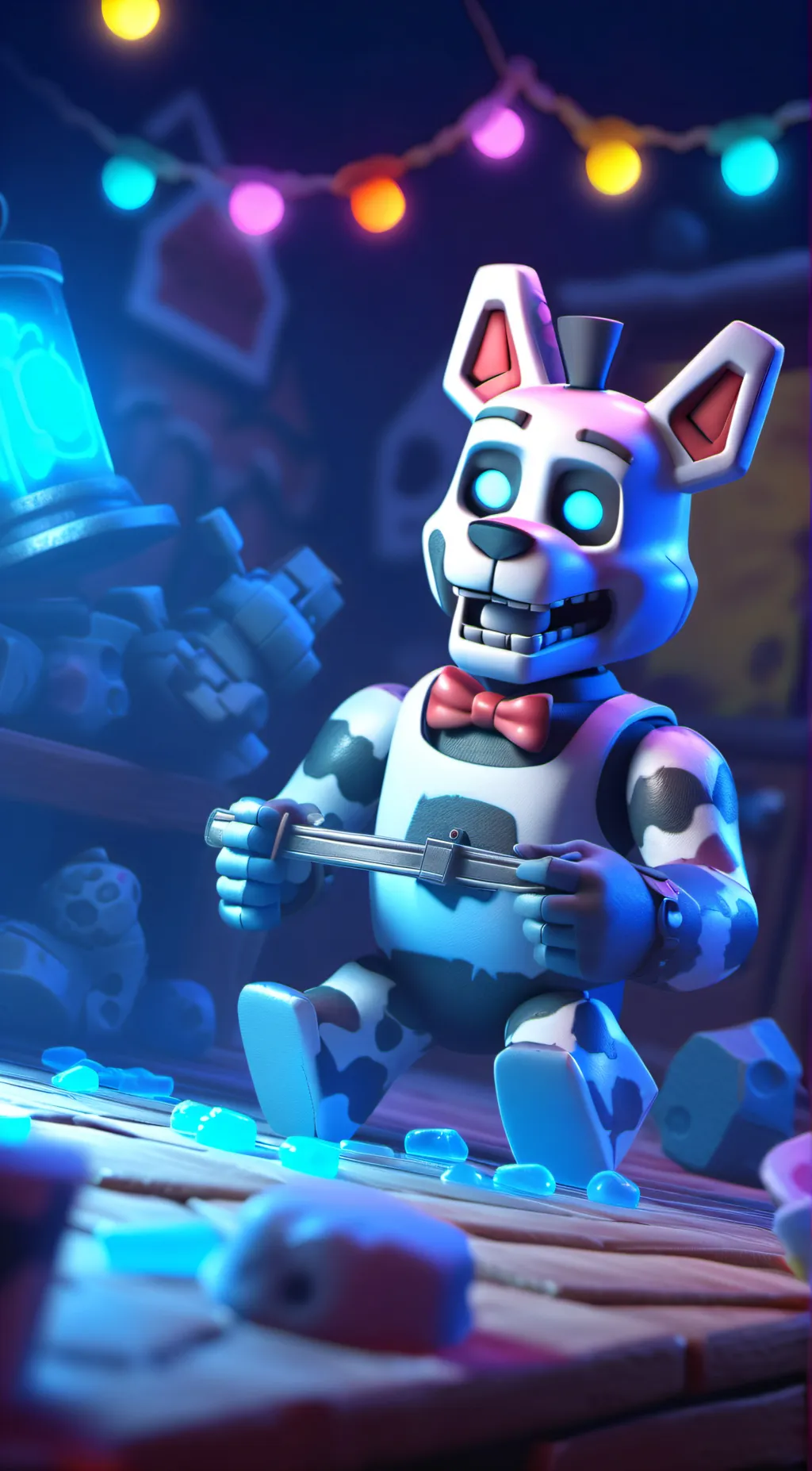 ai character: funtime freddy background