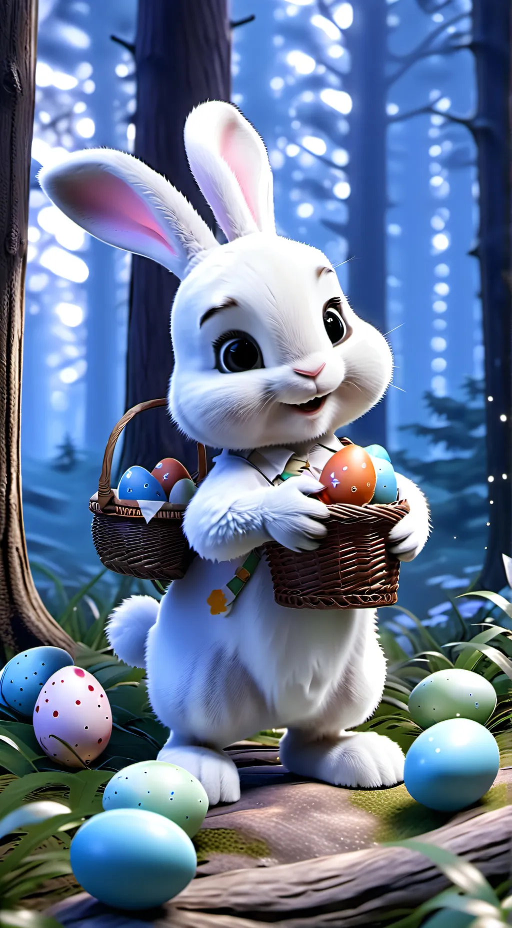 ai character: Bunny background