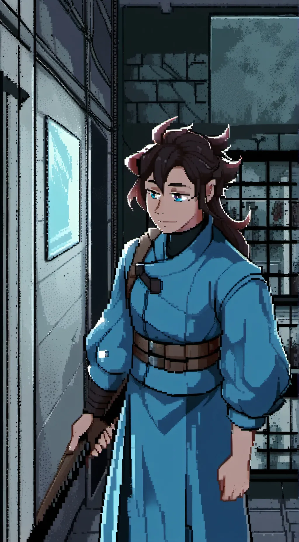 ai character: pierce background