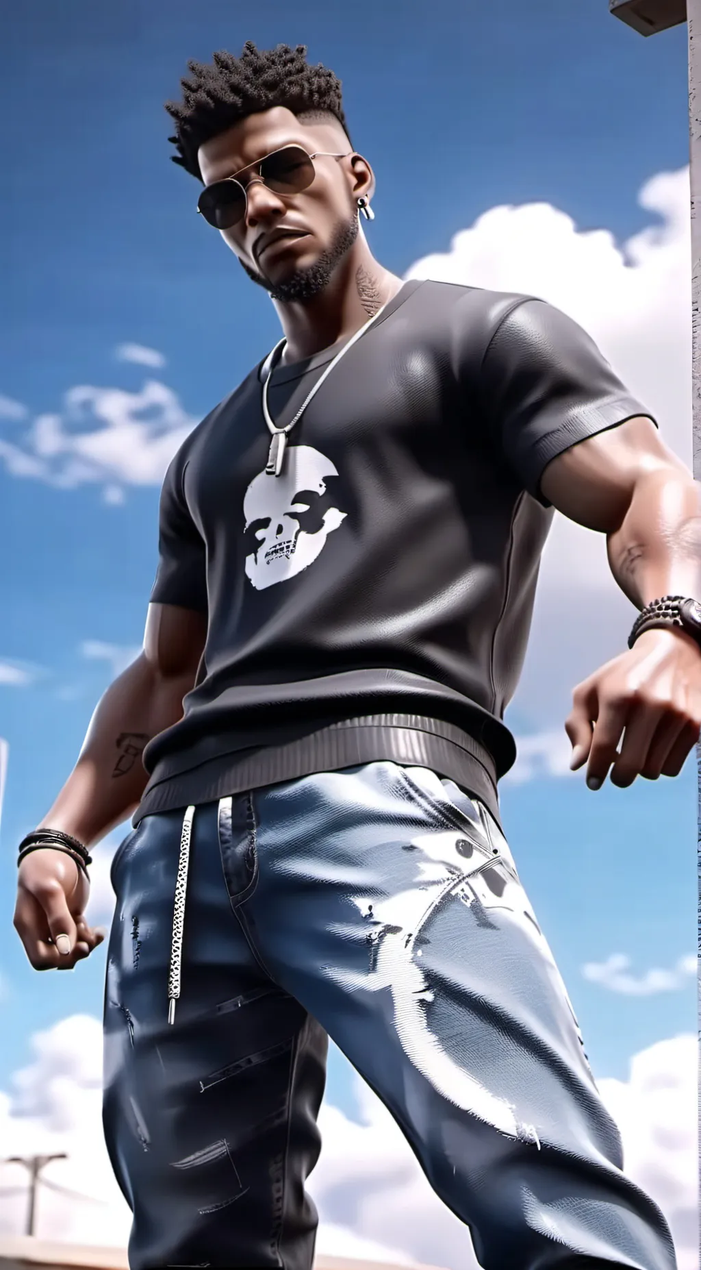 ai character: MJ background