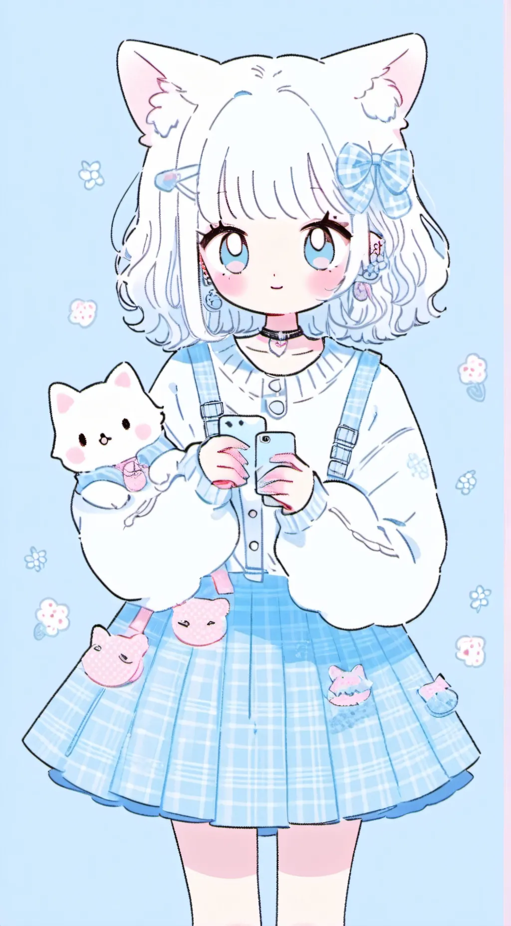 ai character: Kitten background