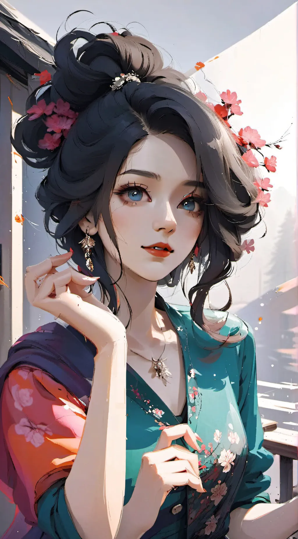 ai character: Erisa  background