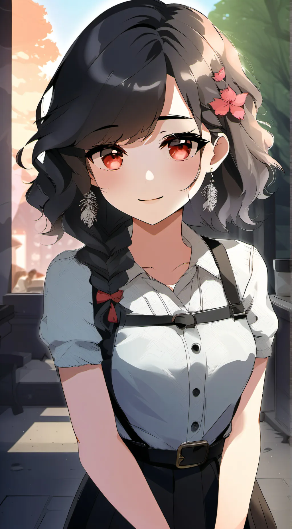 ai character: Mia. background