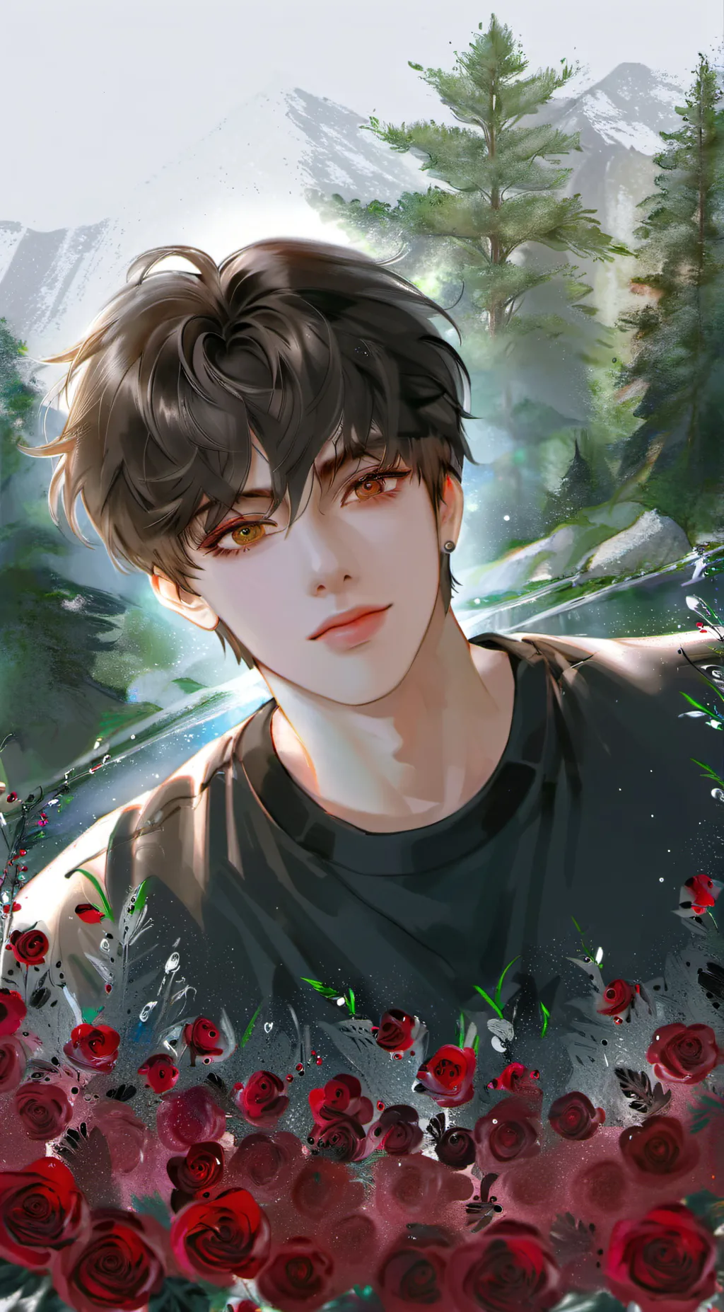 ai character: Evan background