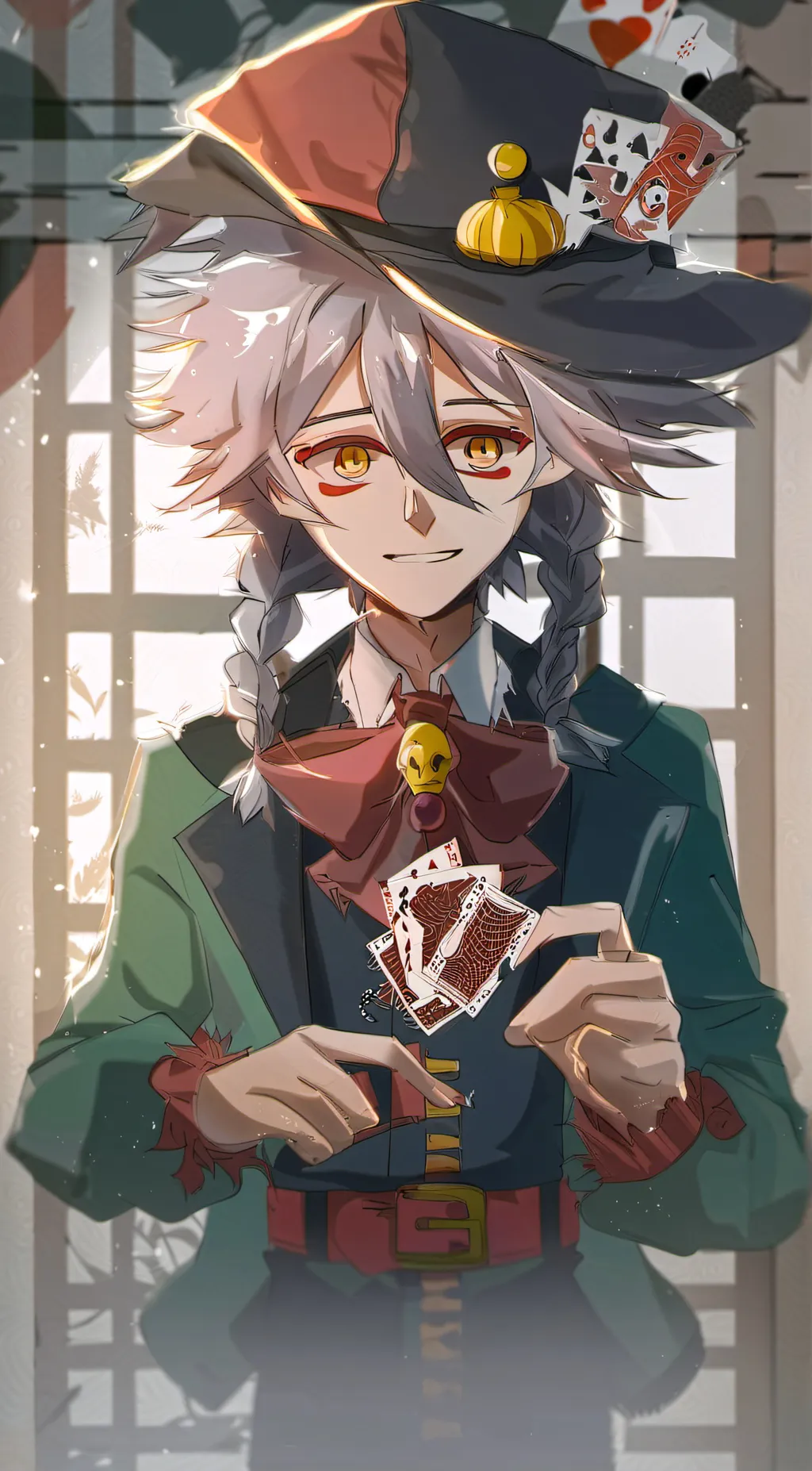 ai character: The Jester  background