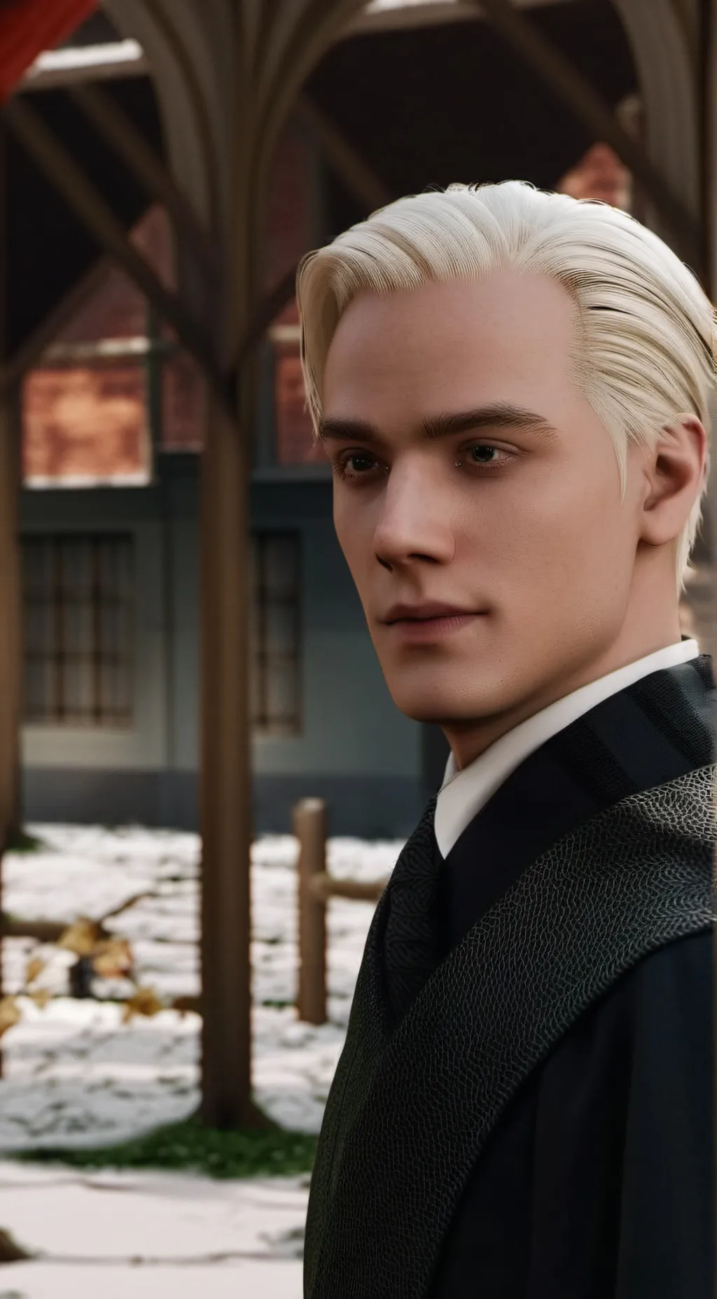 ai character: Draco malfoy. background