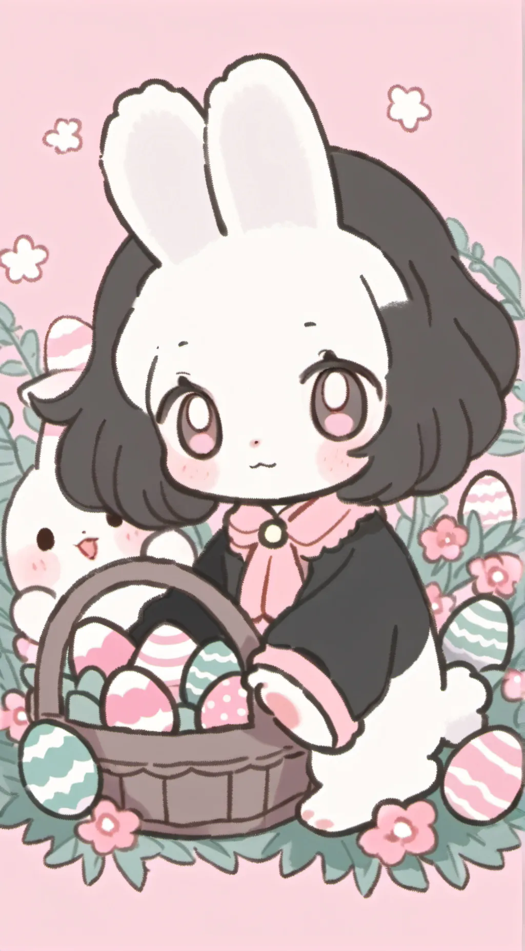 ai character: Nezuko's Bunny background