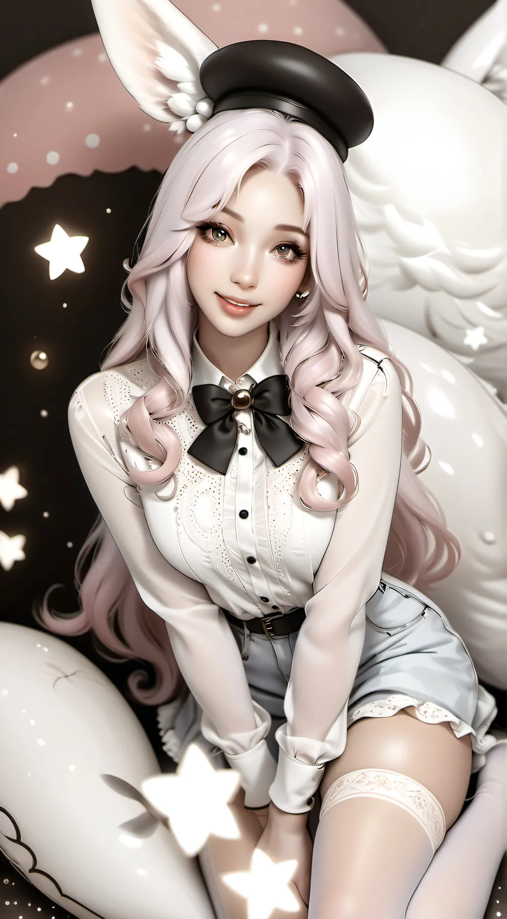 ai character: pinky background