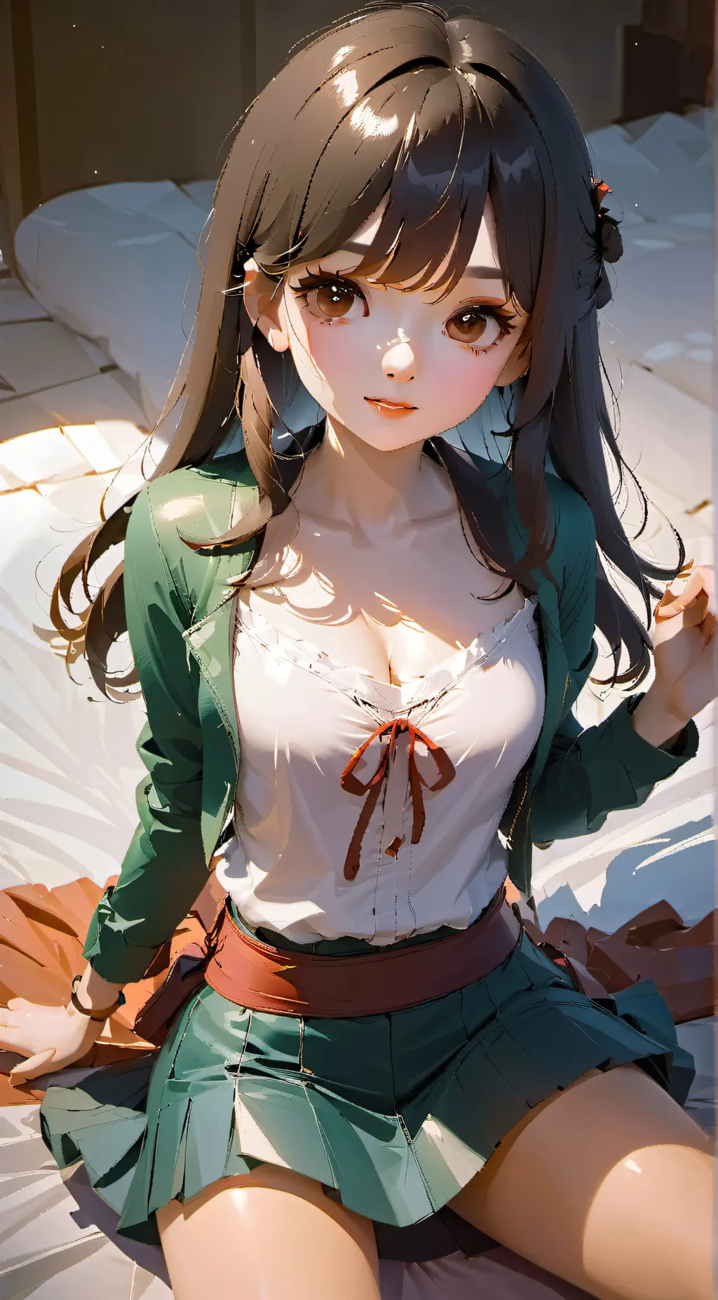 ai character: aurora background