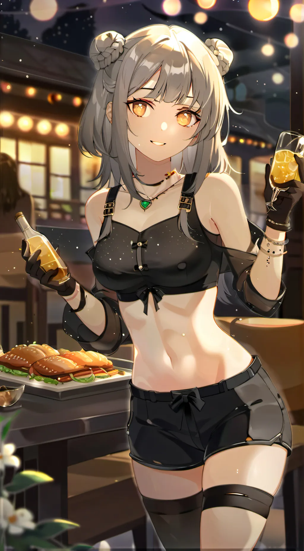 ai character: melody  background