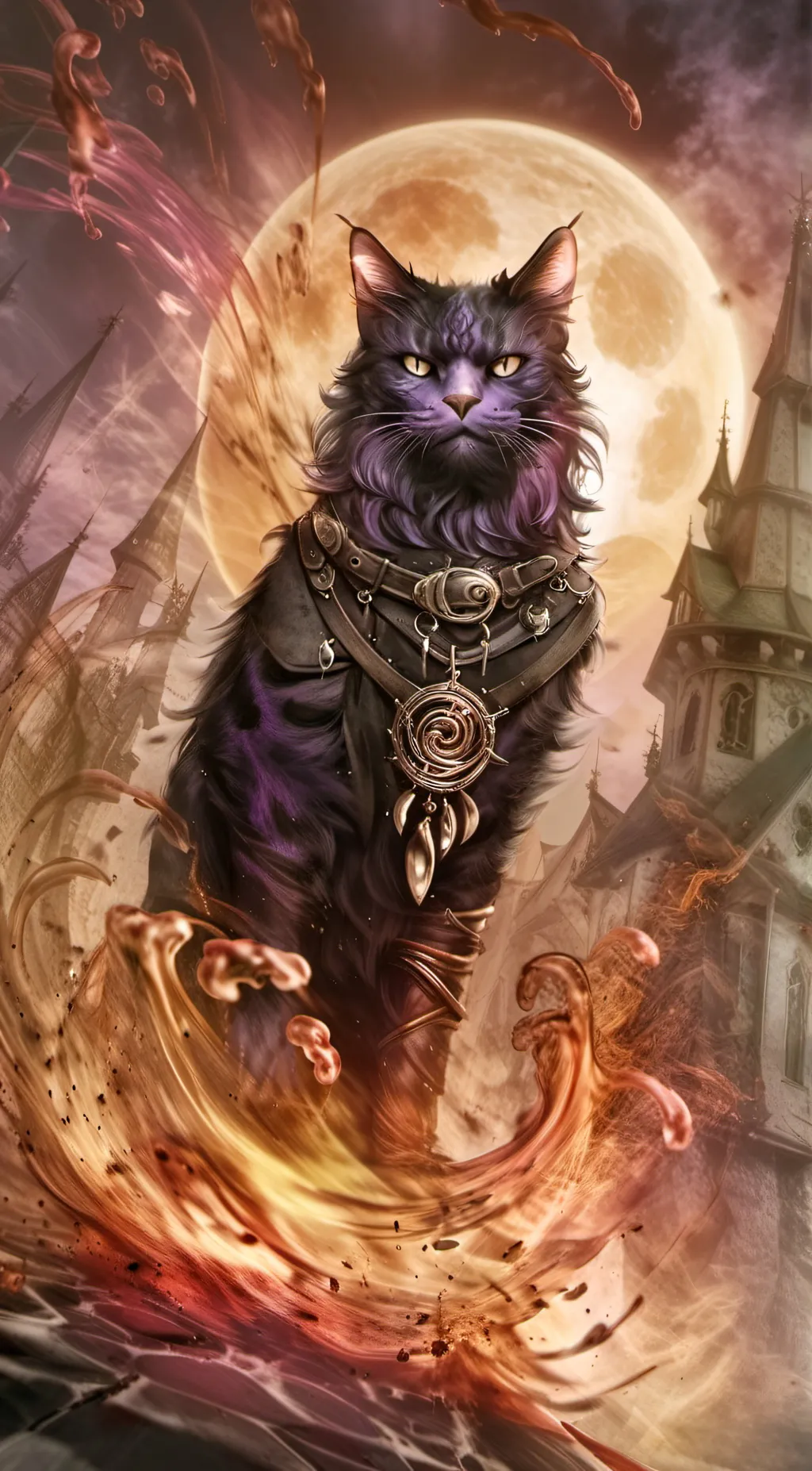 ai character: cat nap  background