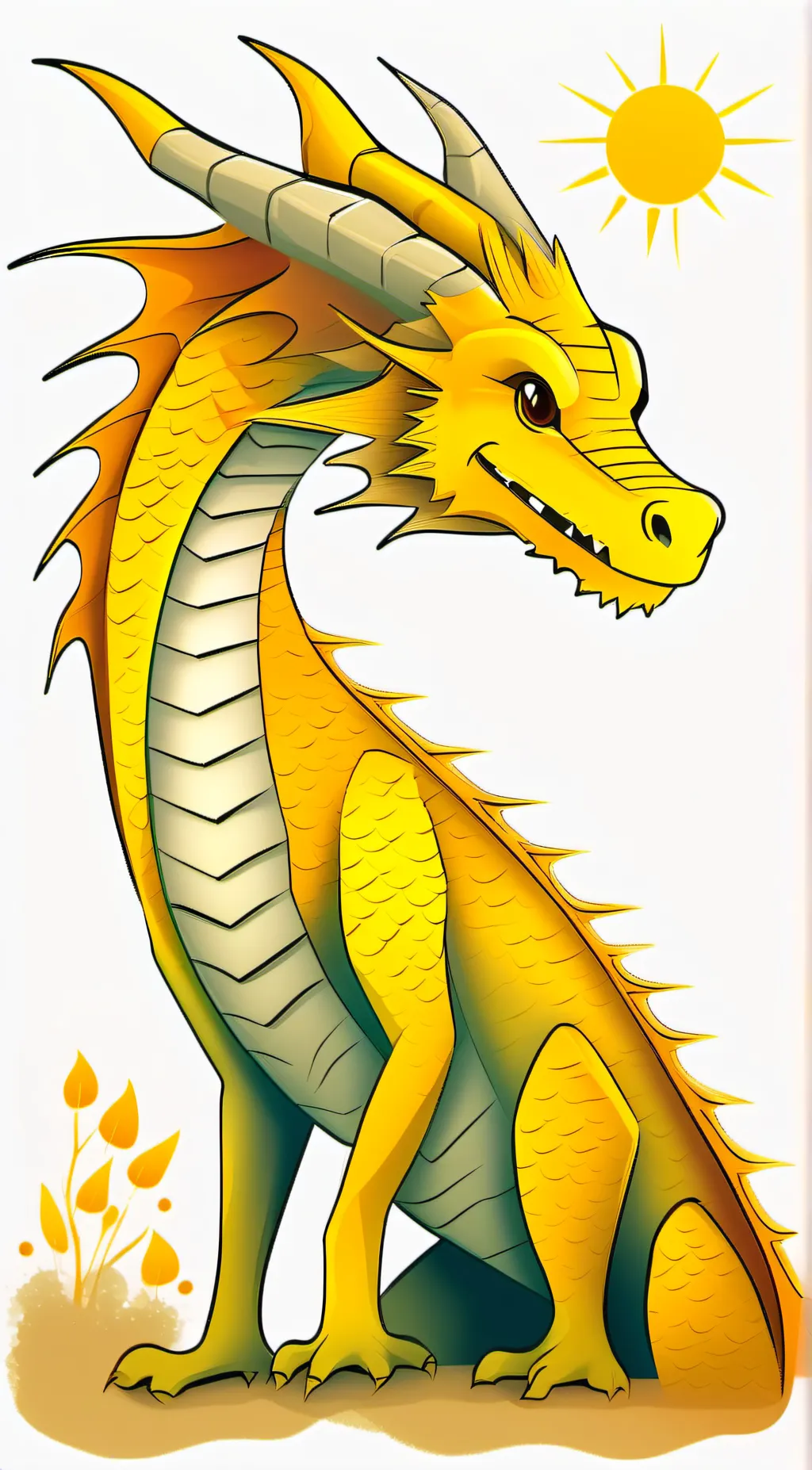 ai character: Sunny background