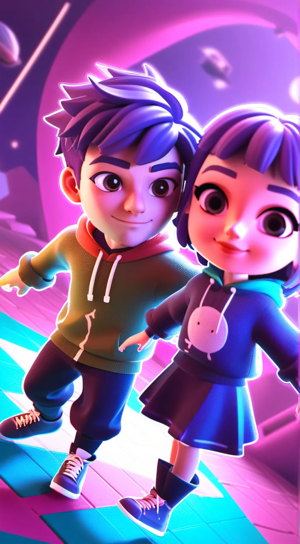 ai character: Chris And Ana background