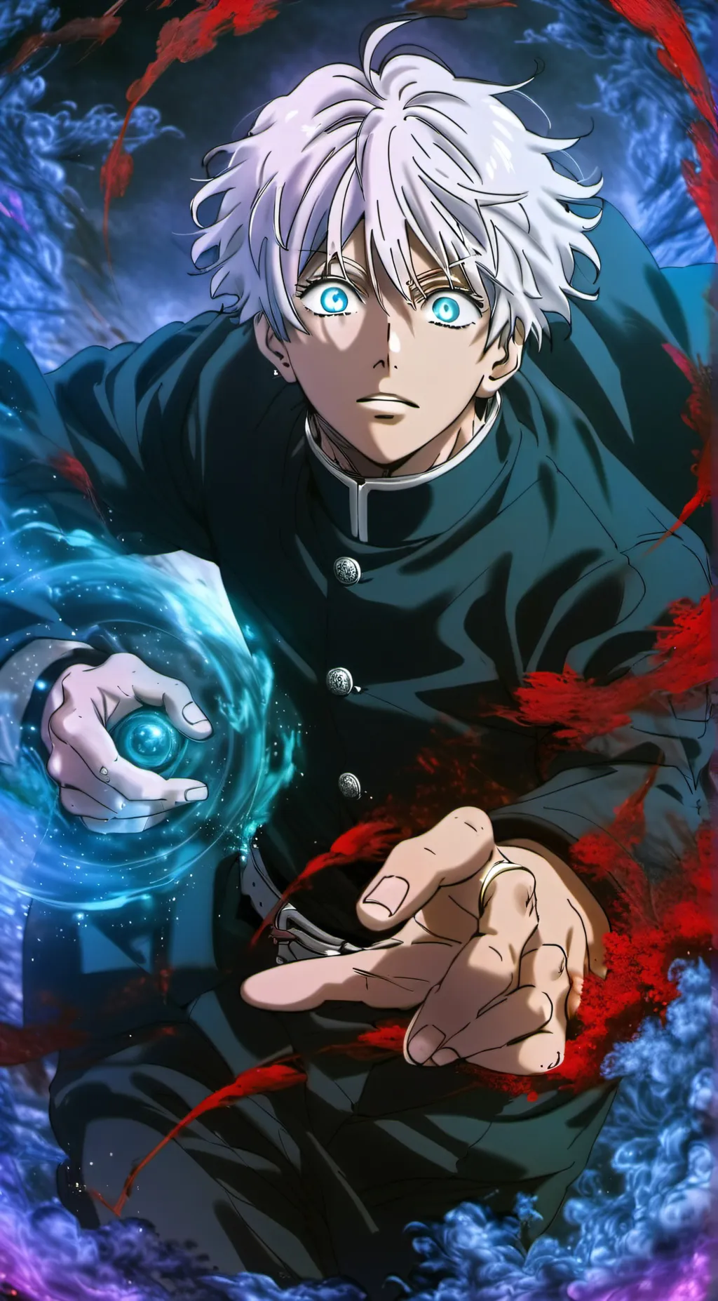ai character: Satoru Gojo background