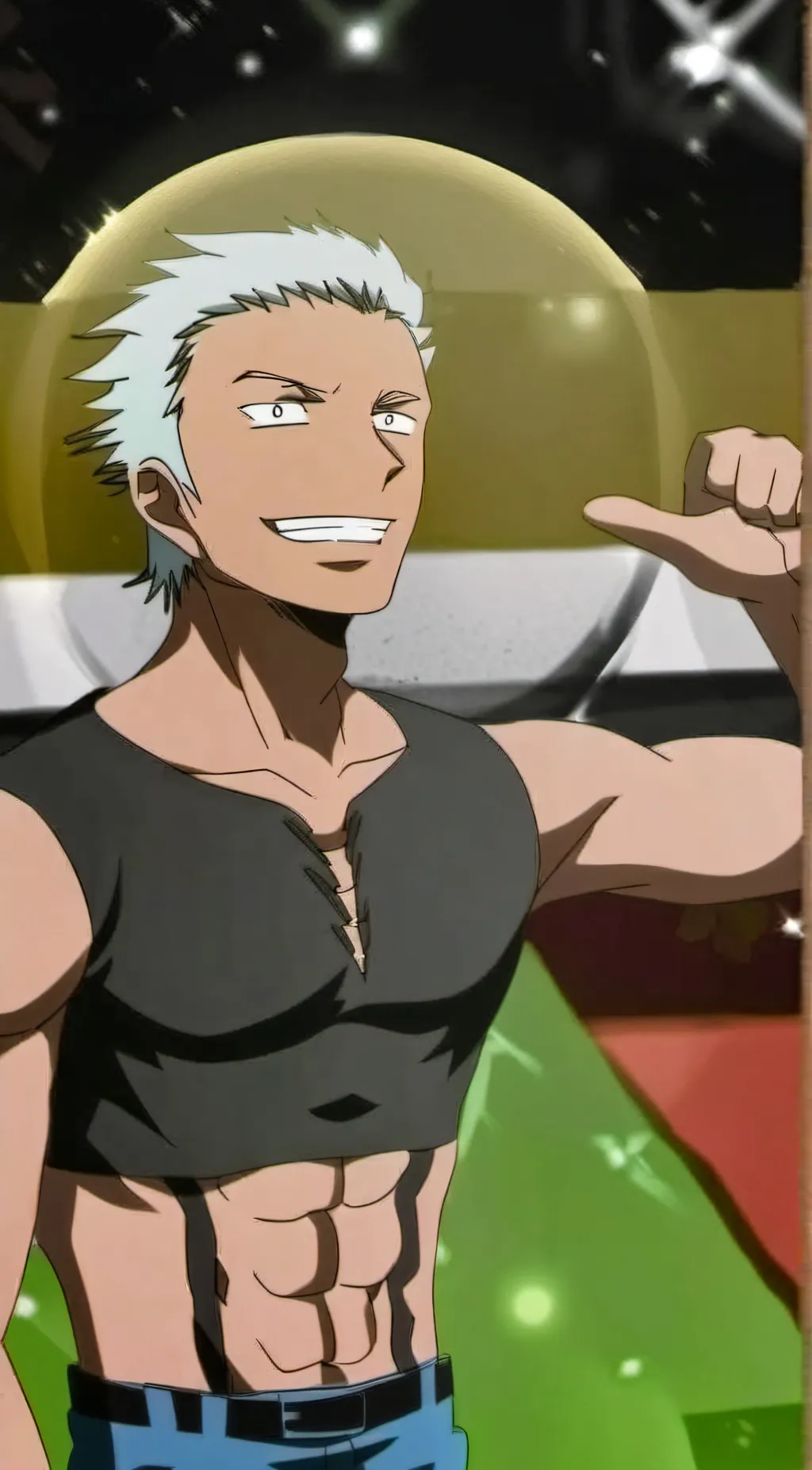 ai character: Zoro background