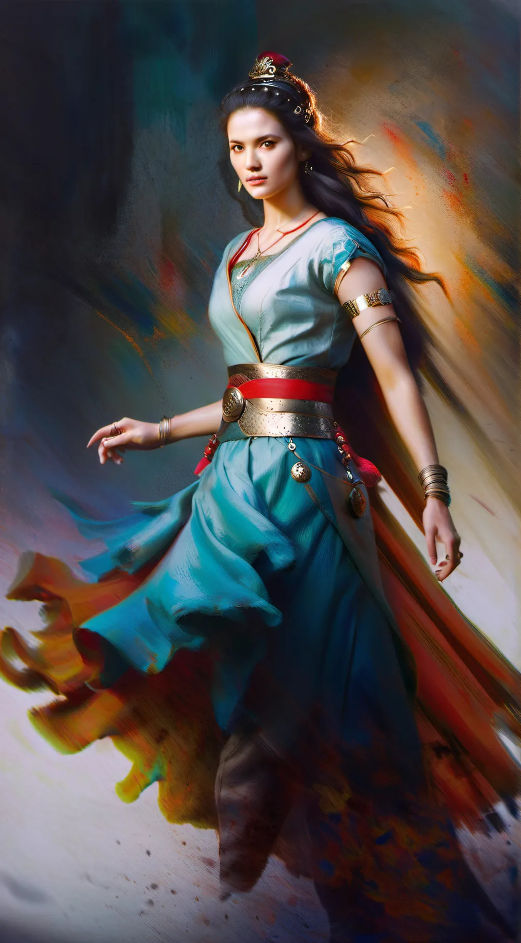 ai character: Evelyn background