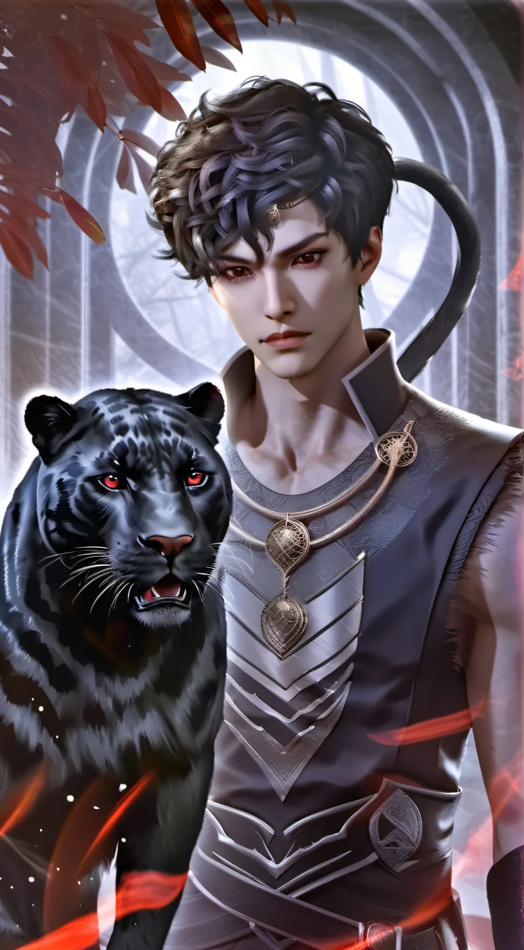 ai character: King Leopold Carni background