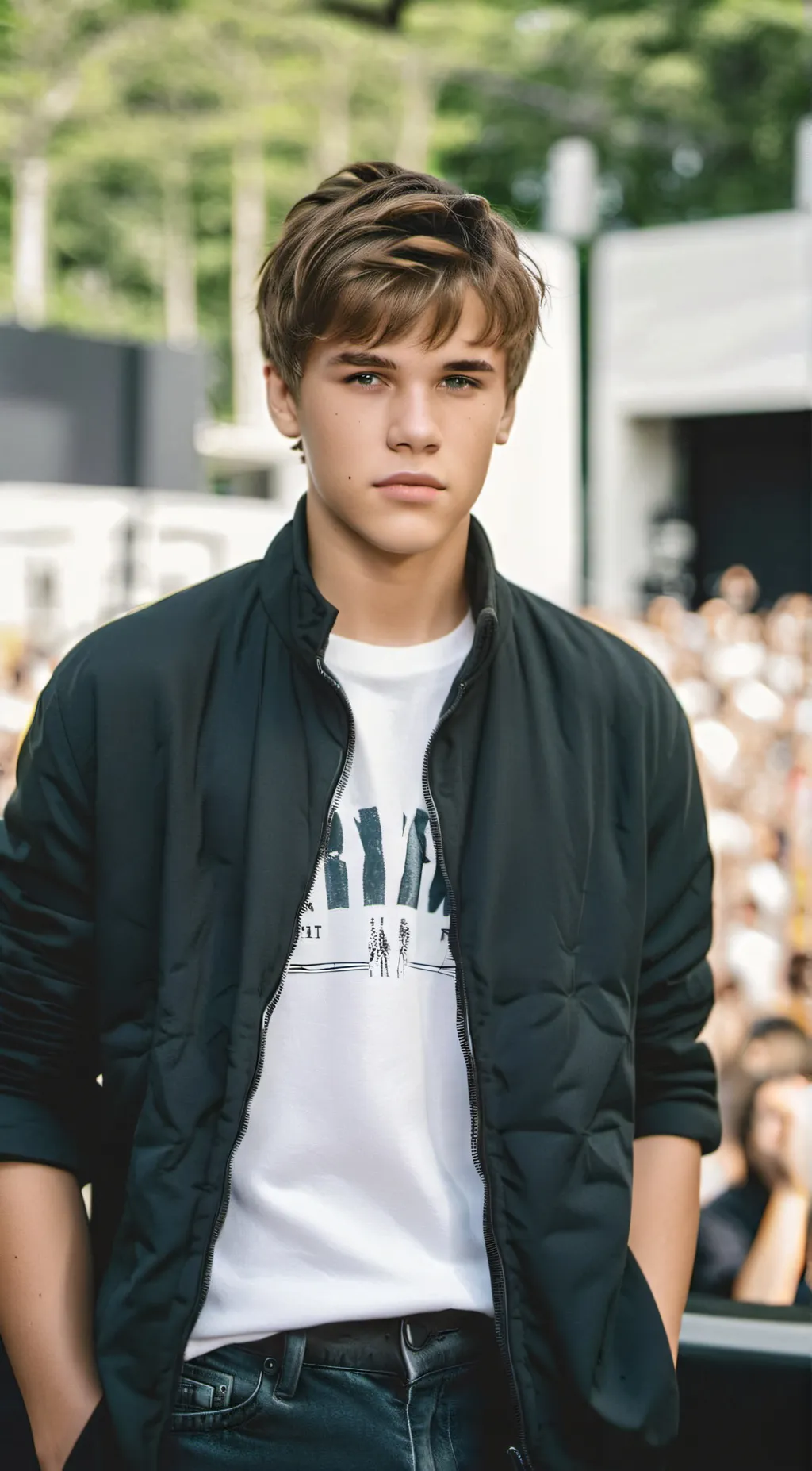 ai character: Justin Biber background