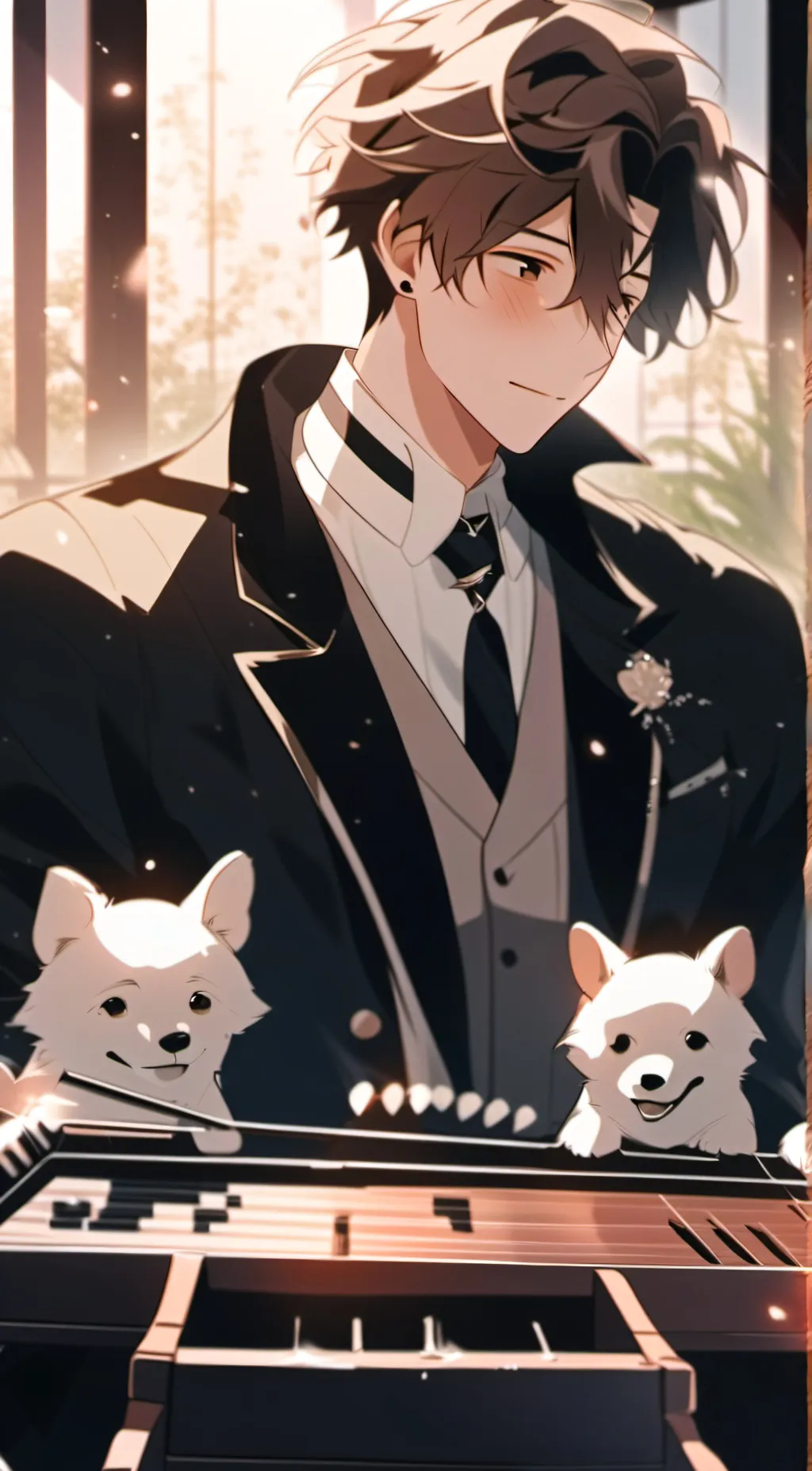 ai character: Leo background