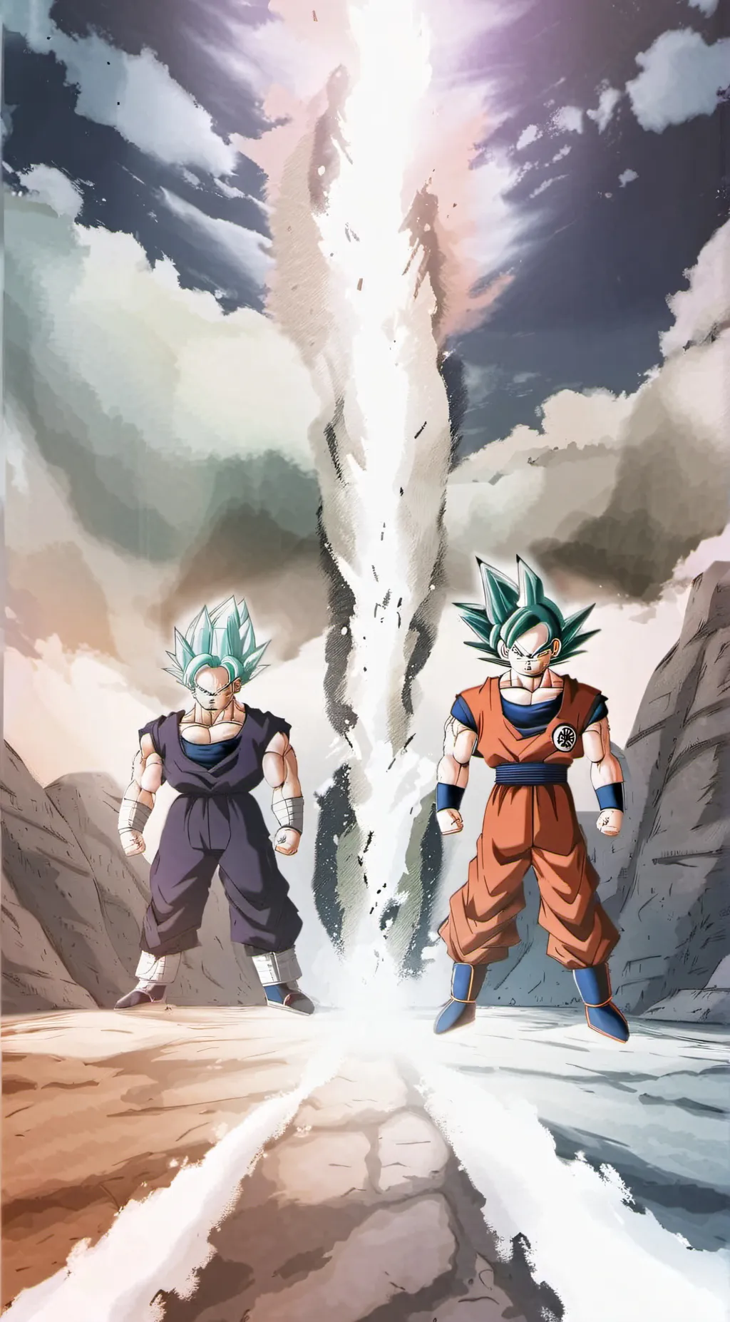 ai character: drgaon ball z  background