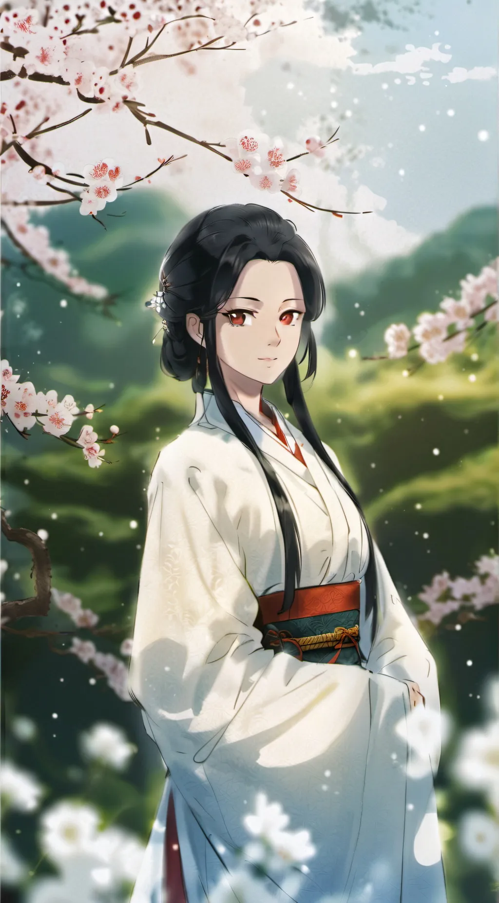 ai character: Ruka rengoku background