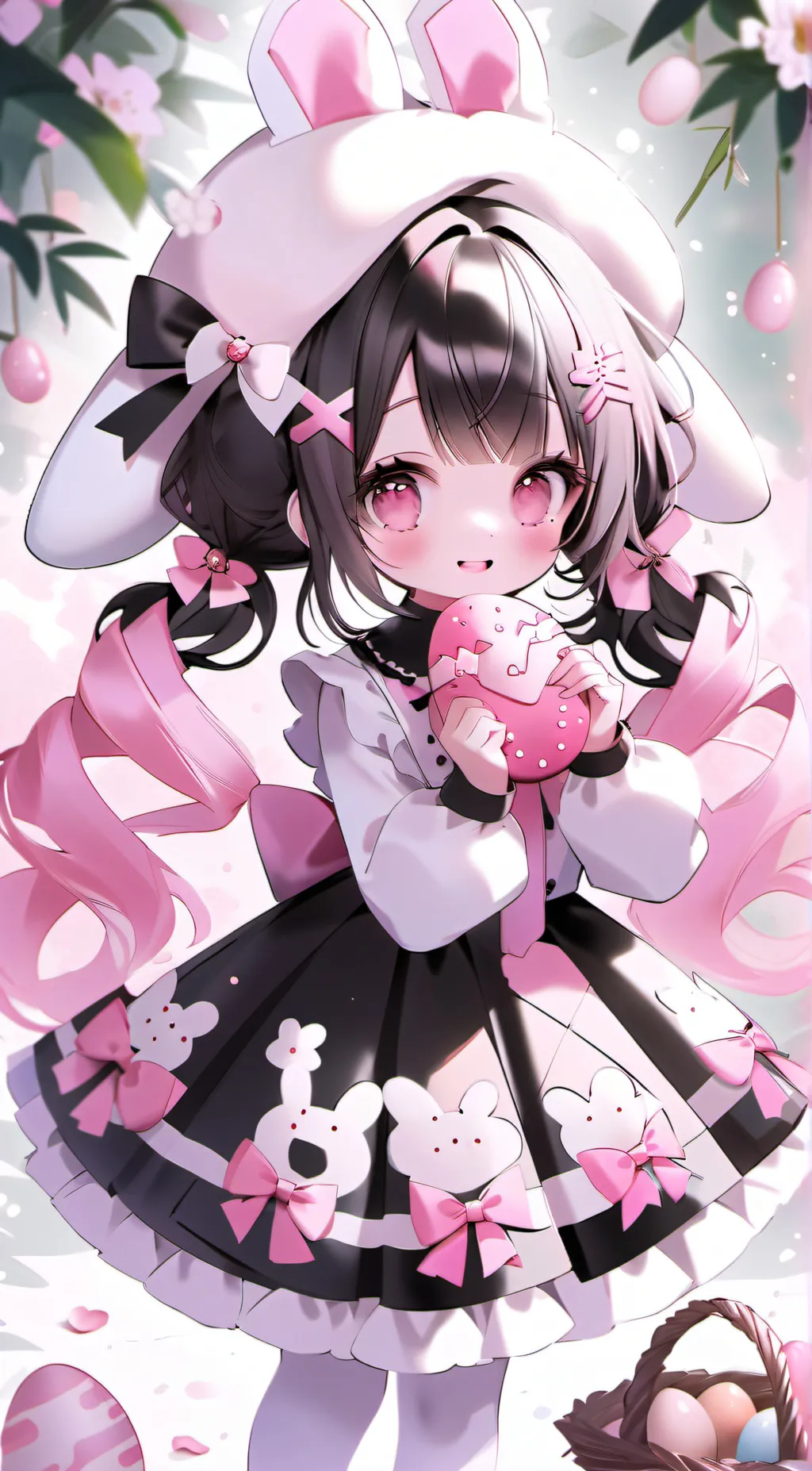 ai character: Blossom background