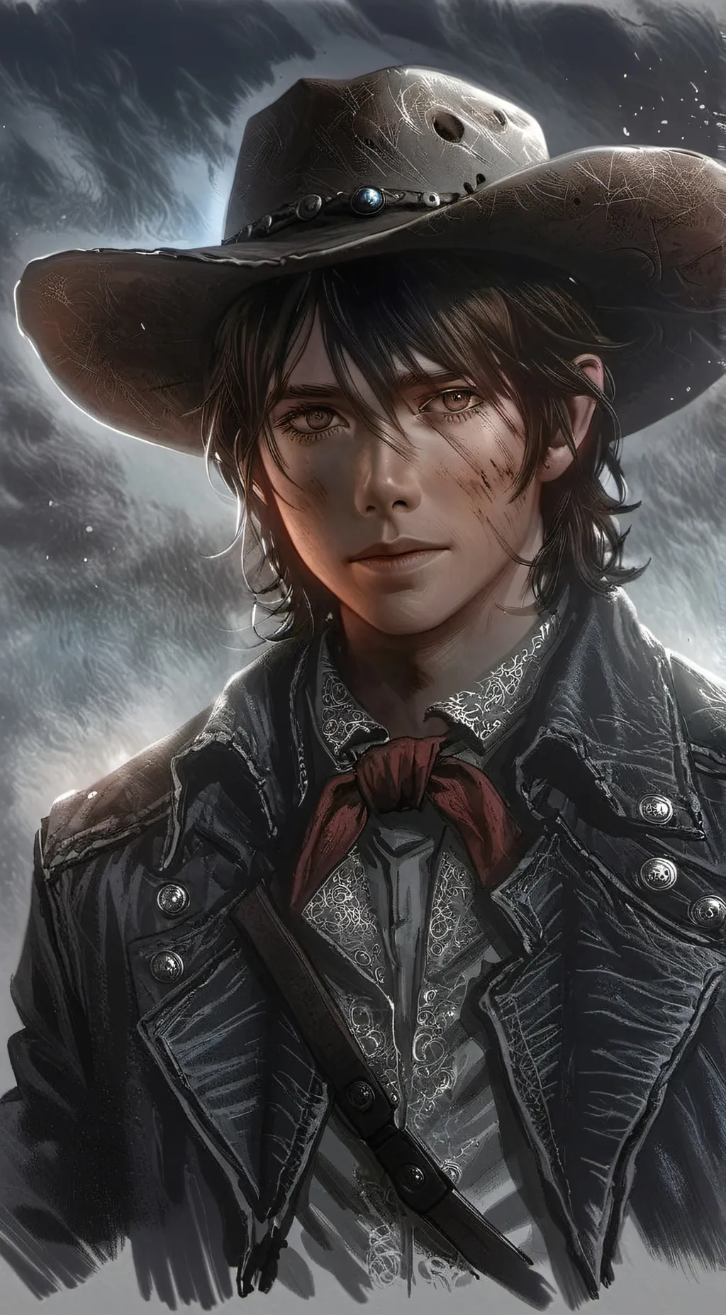 ai character: Carl Grimes  background