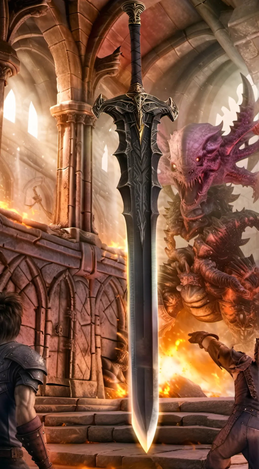 ai character: I'm a sword?! background