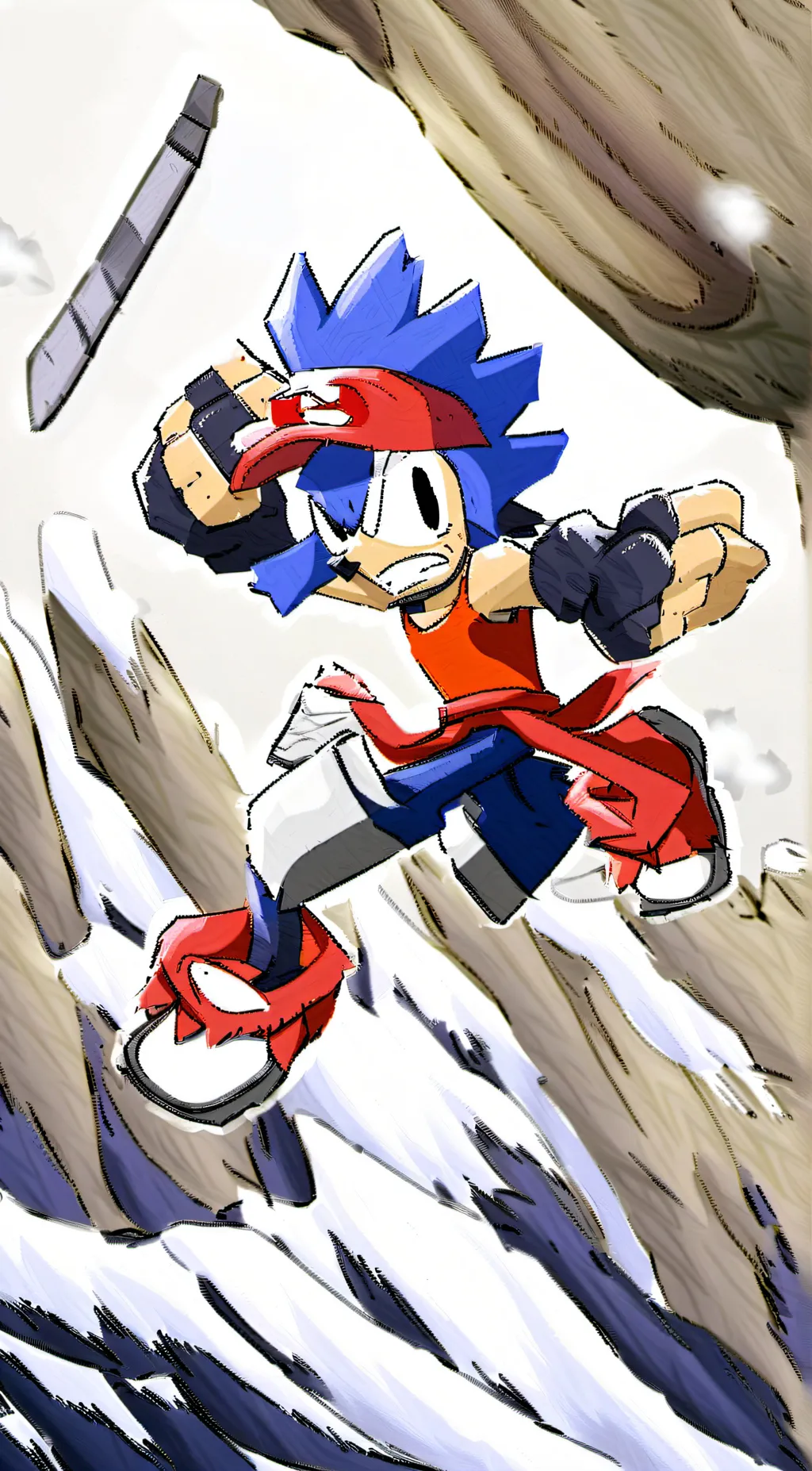ai character: sonic background