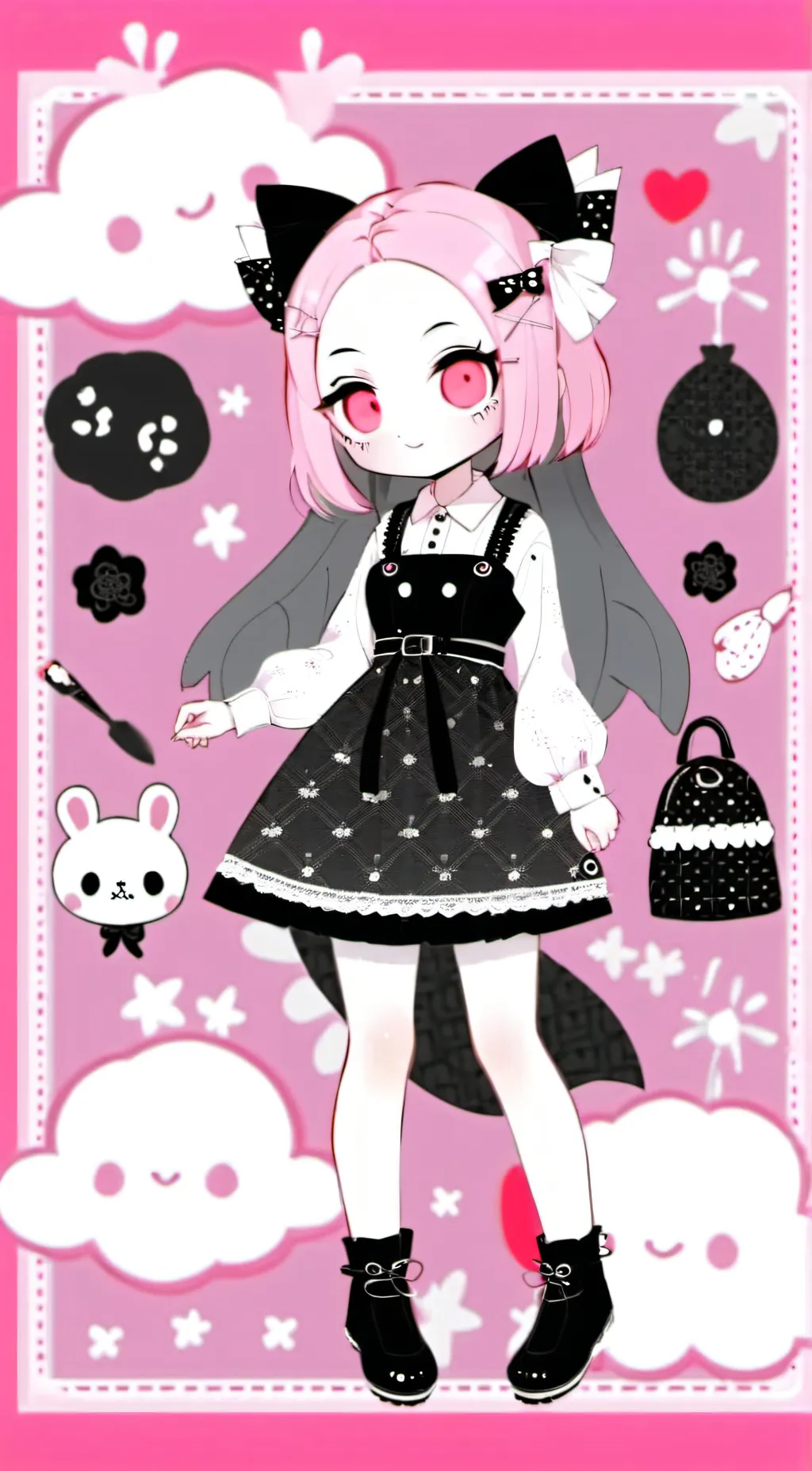 ai character: Rose background
