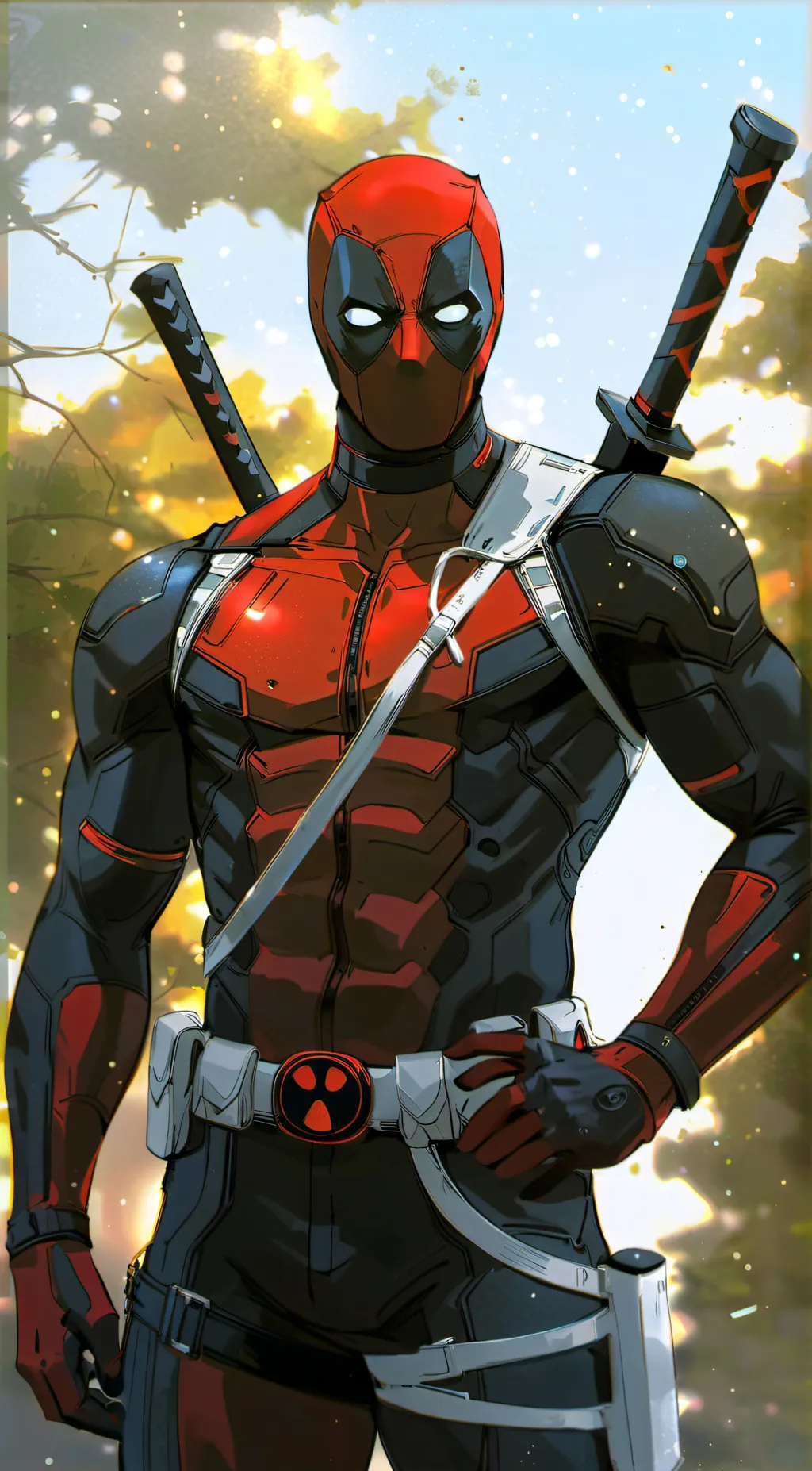ai character: Deadpool background